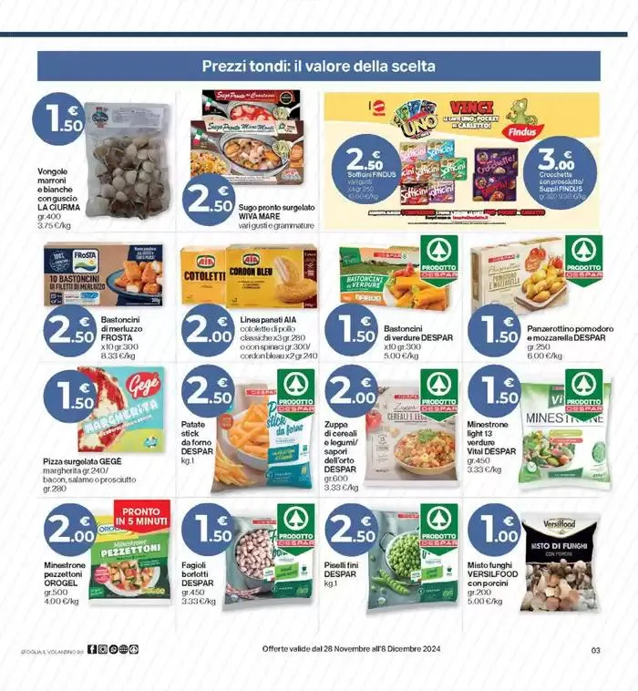 Prezzi tondi da 28 novembre a 8 gennaio di 2025 - Pagina del volantino 3