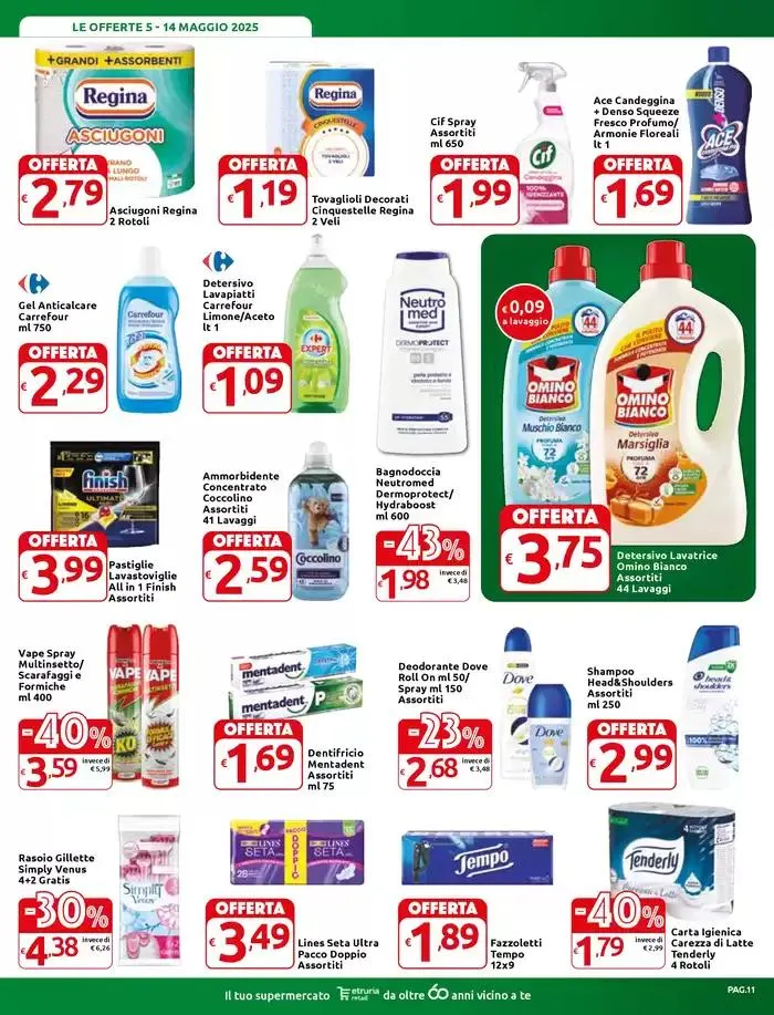 Sconti fino al 40% da 5 maggio a 14 maggio di 2025 - Pagina del volantino 11