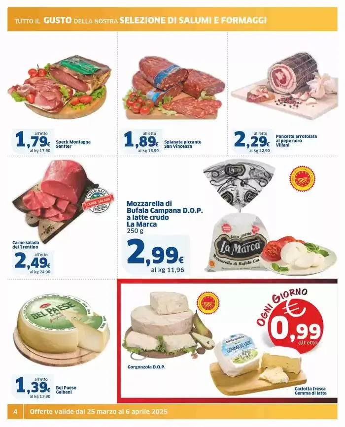 Primavera di risparmio , Ok Sigma da 25 marzo a 6 aprile di 2025 - Pagina del volantino 4