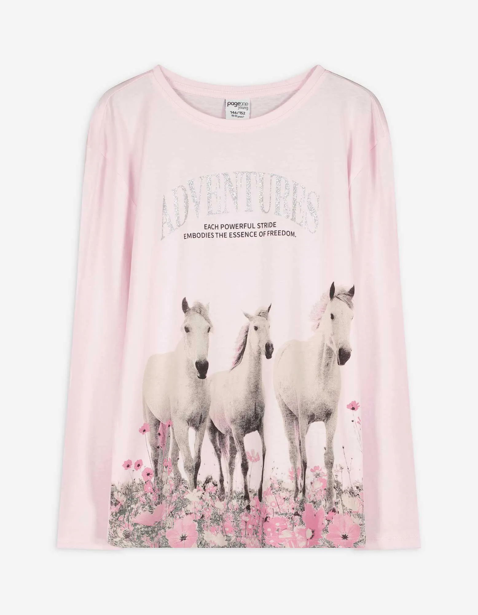 Maglia a manica lunga - Stampa - rosa