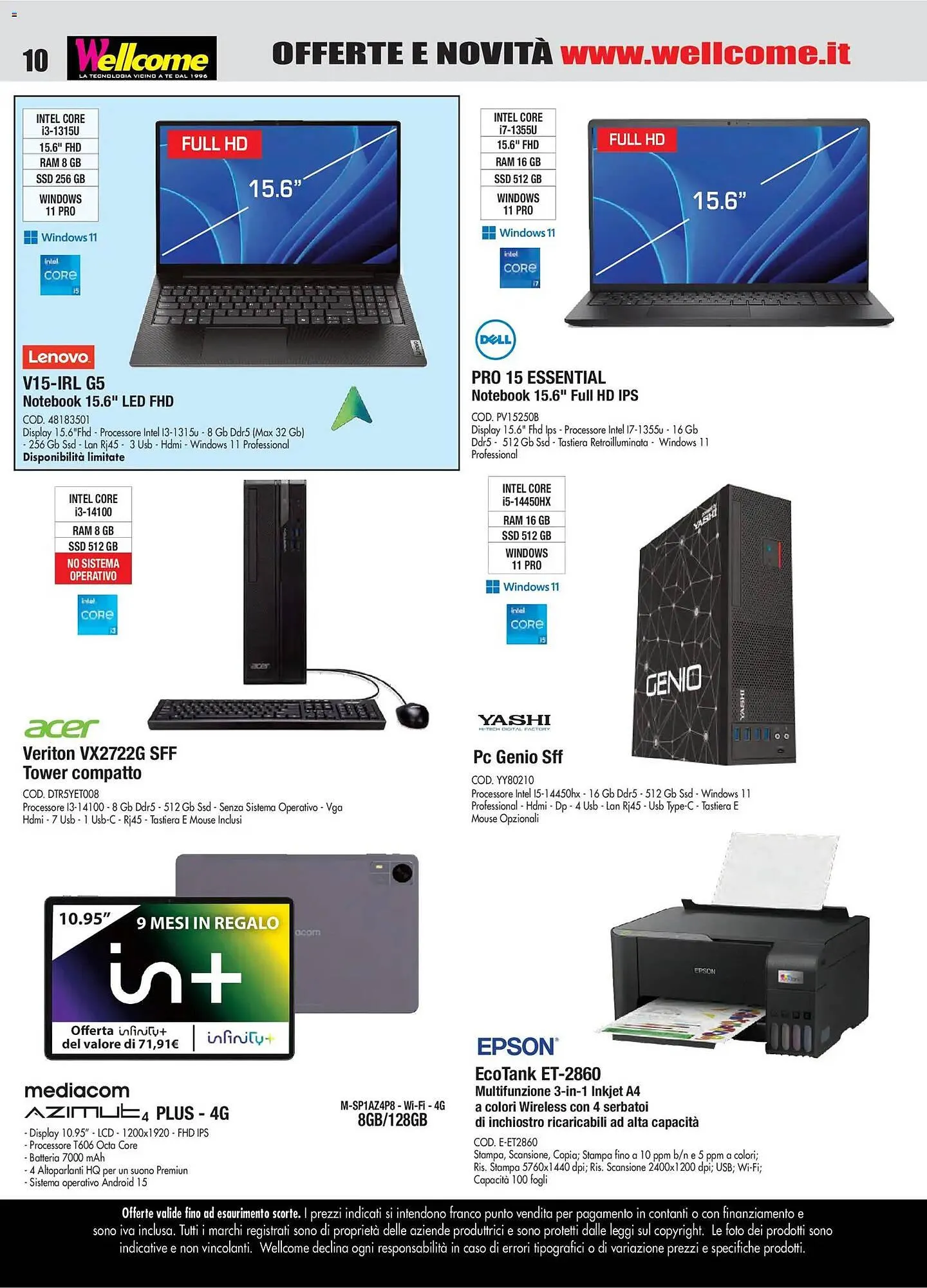 Volantino Wellcome da 10 febbraio a 31 marzo di 2026 - Pagina del volantino 10
