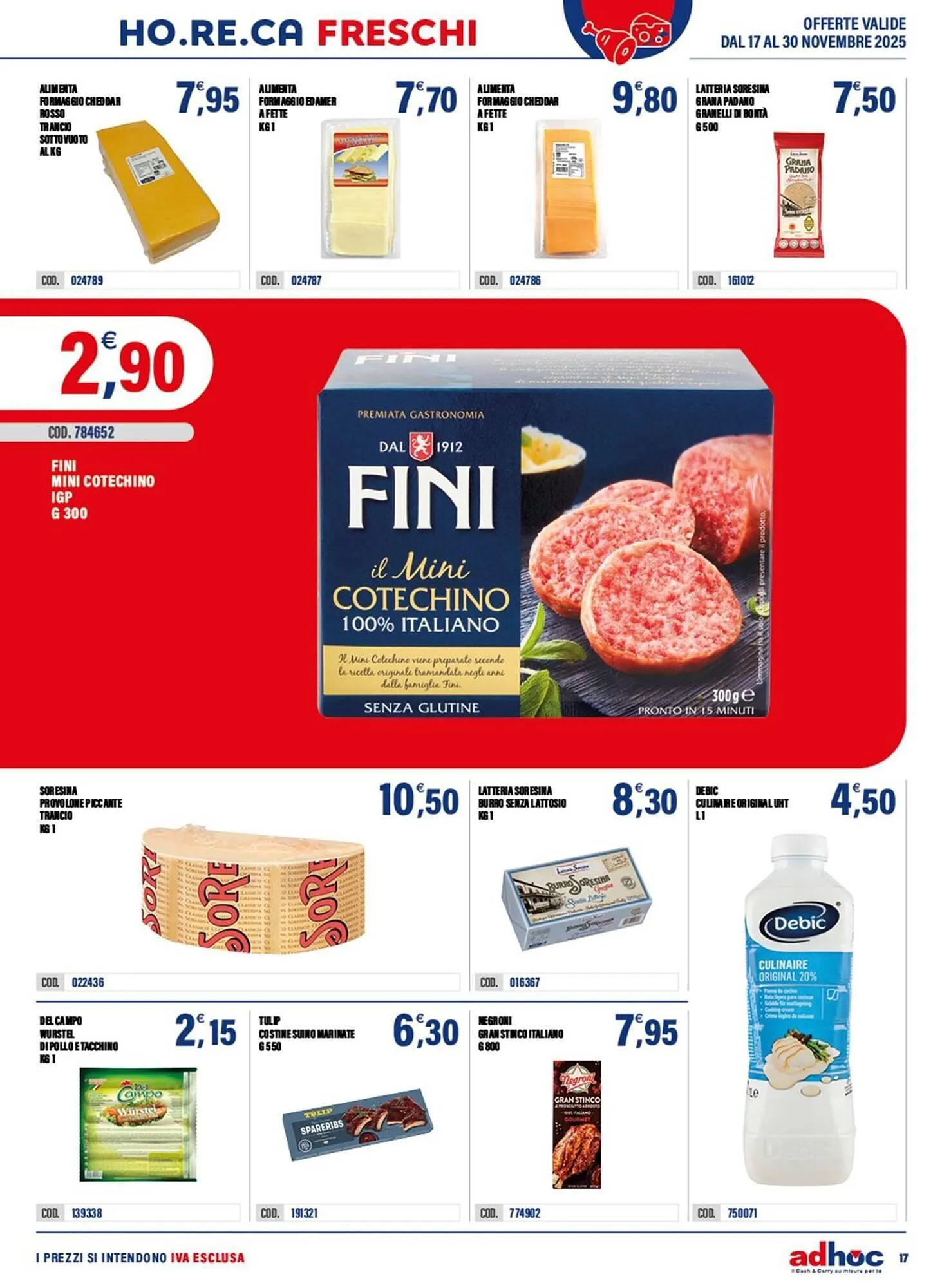 Volantino Adhoc da 17 novembre a 30 novembre di 2025 - Pagina del volantino 17
