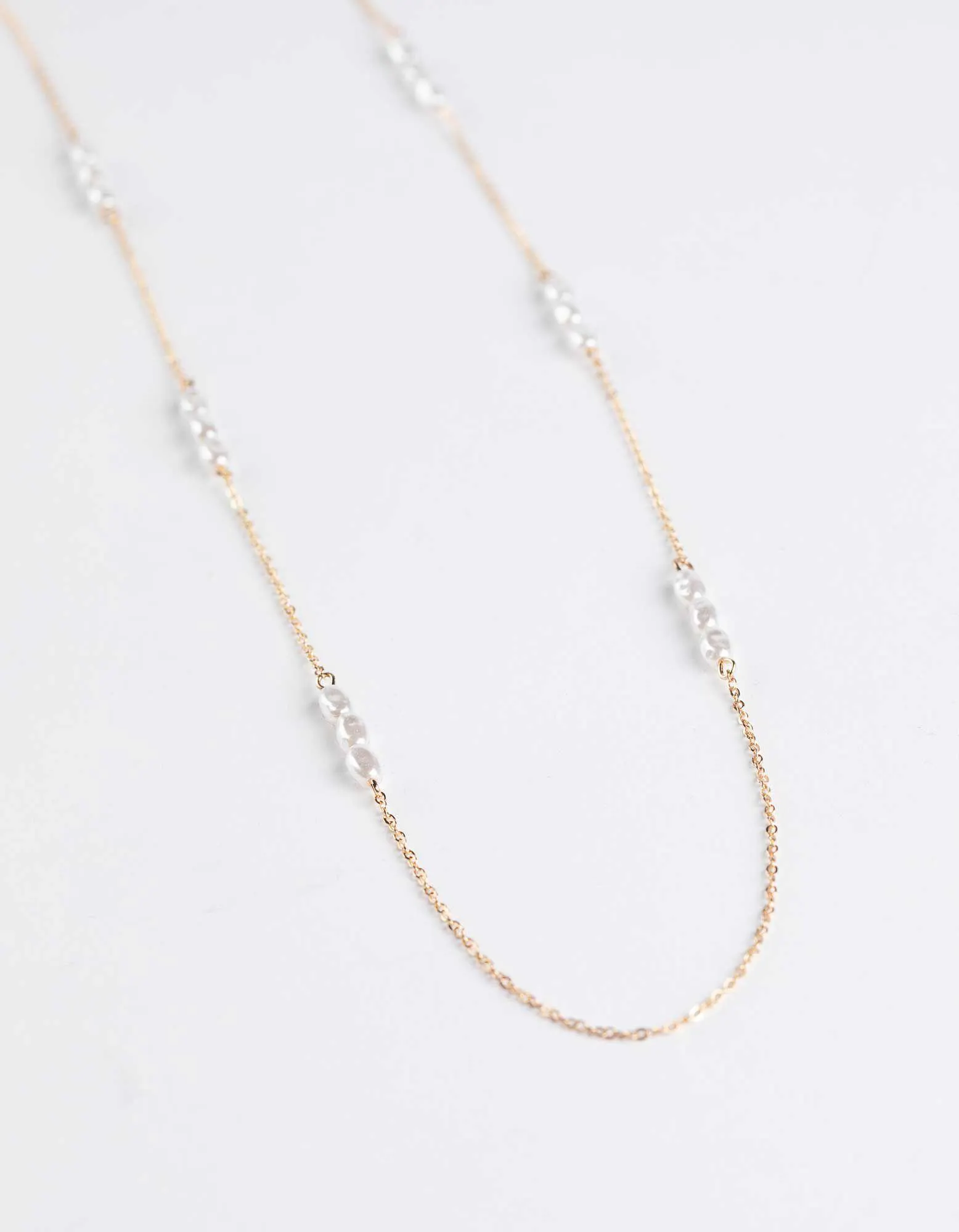 Collana - Perle decorative - oro