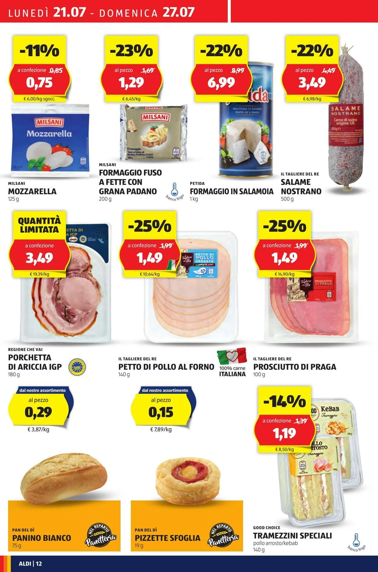 Aldi Volantino attuale da 21 luglio a 27 luglio di 2025 - Pagina del volantino 12