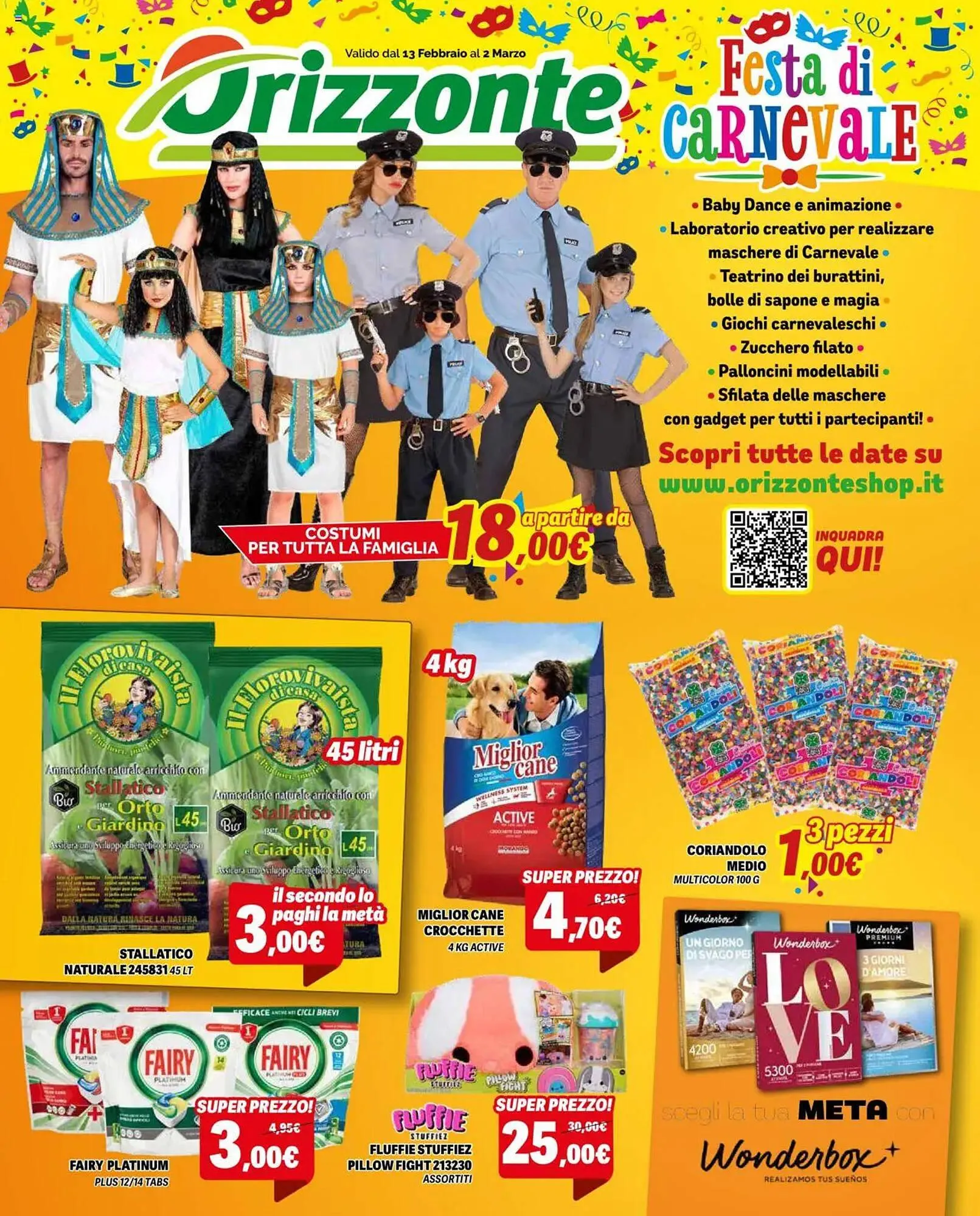 Volantino Orizzonte da 13 febbraio a 2 marzo di 2025 - Pagina del volantino 1