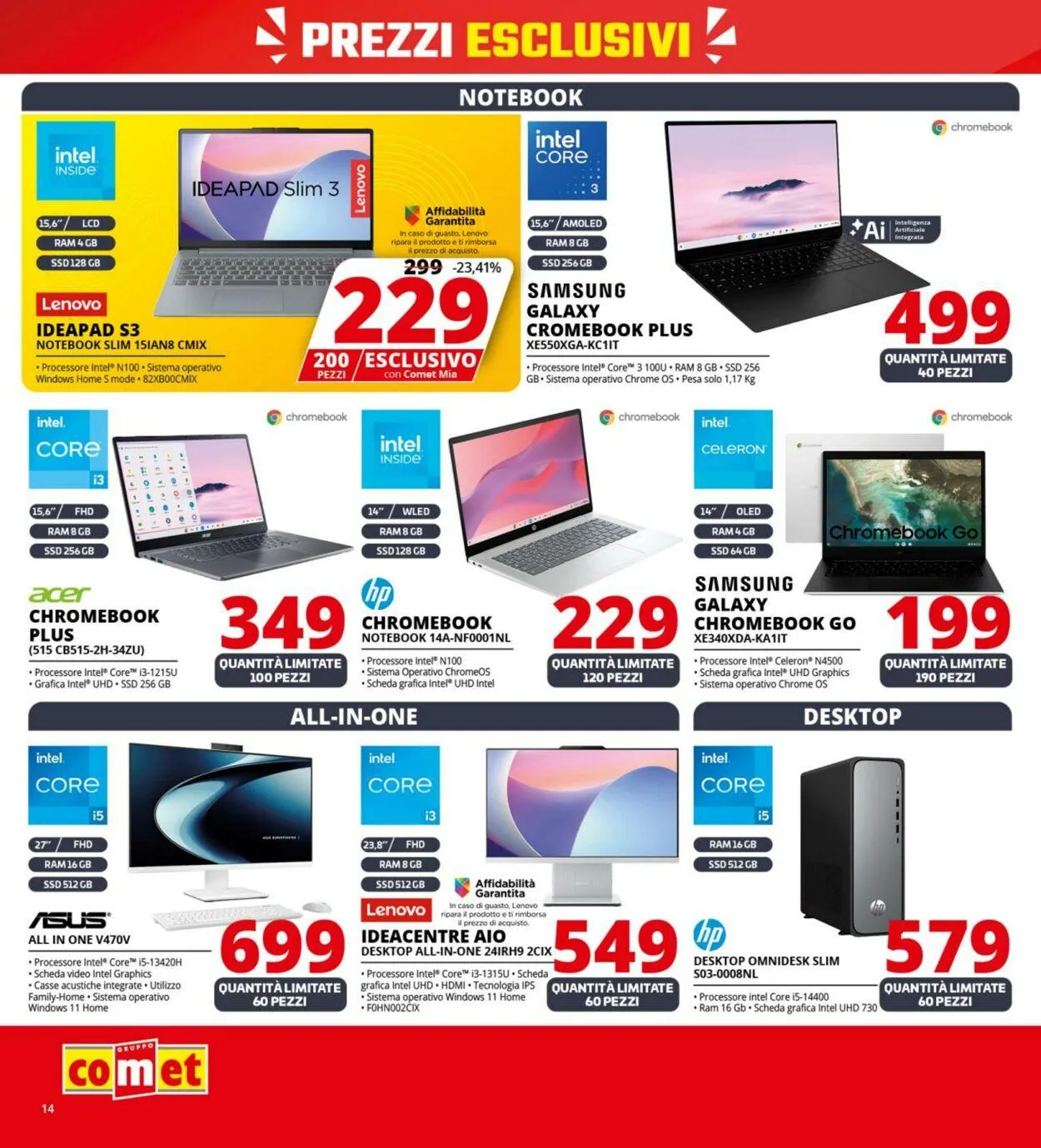 Comet Volantino attuale da 9 ottobre a 22 ottobre di 2025 - Pagina del volantino 14