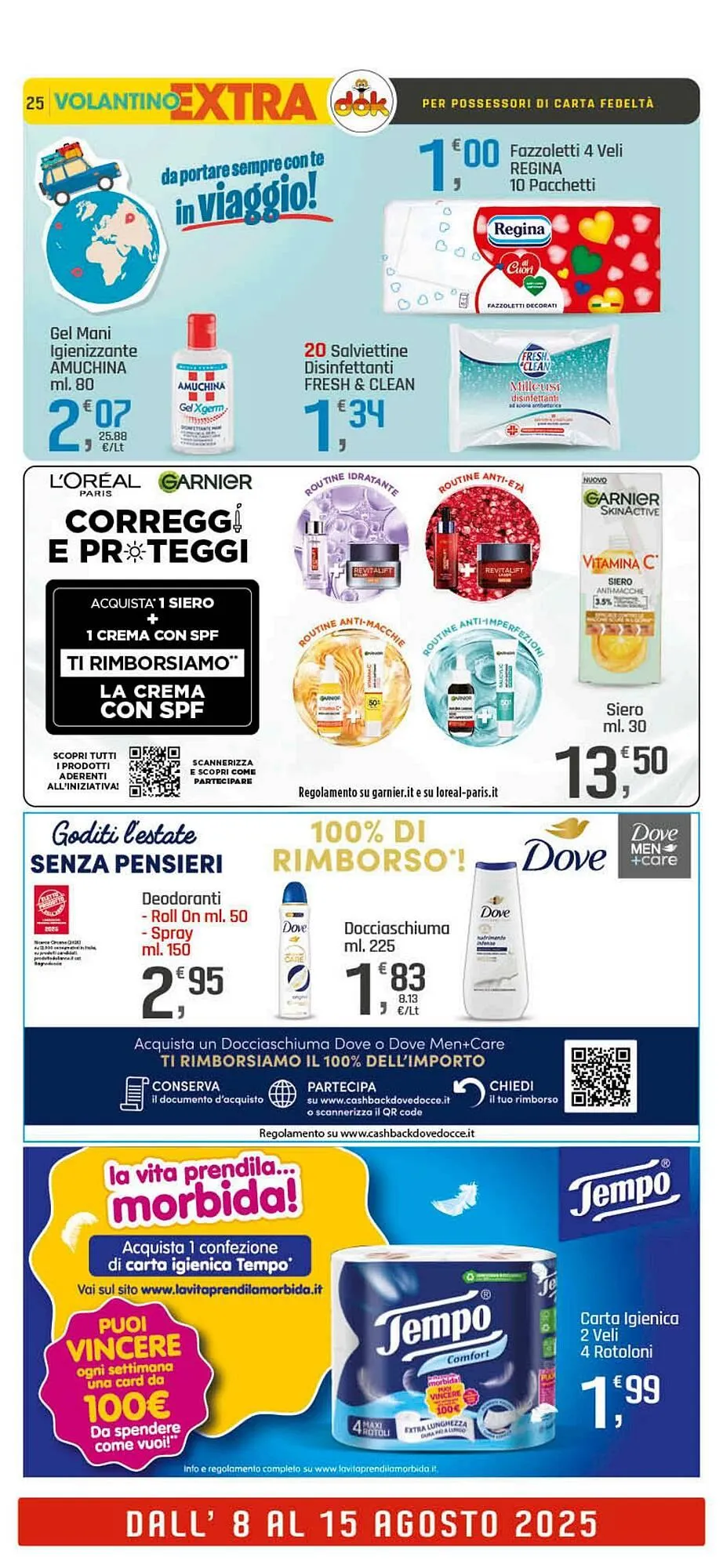 Volantino Supermercati Dok da 8 agosto a 15 agosto di 2025 - Pagina del volantino 25