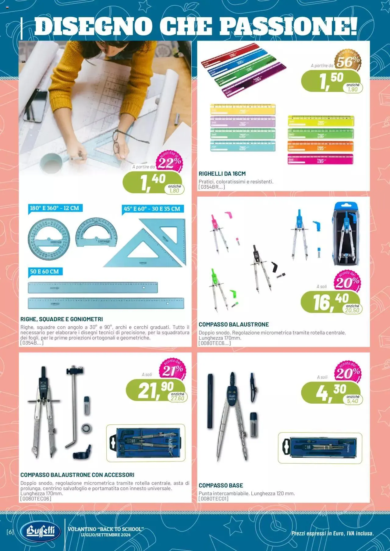 Volantino Buffetti da 1 luglio a 30 settembre di 2024 - Pagina del volantino 6