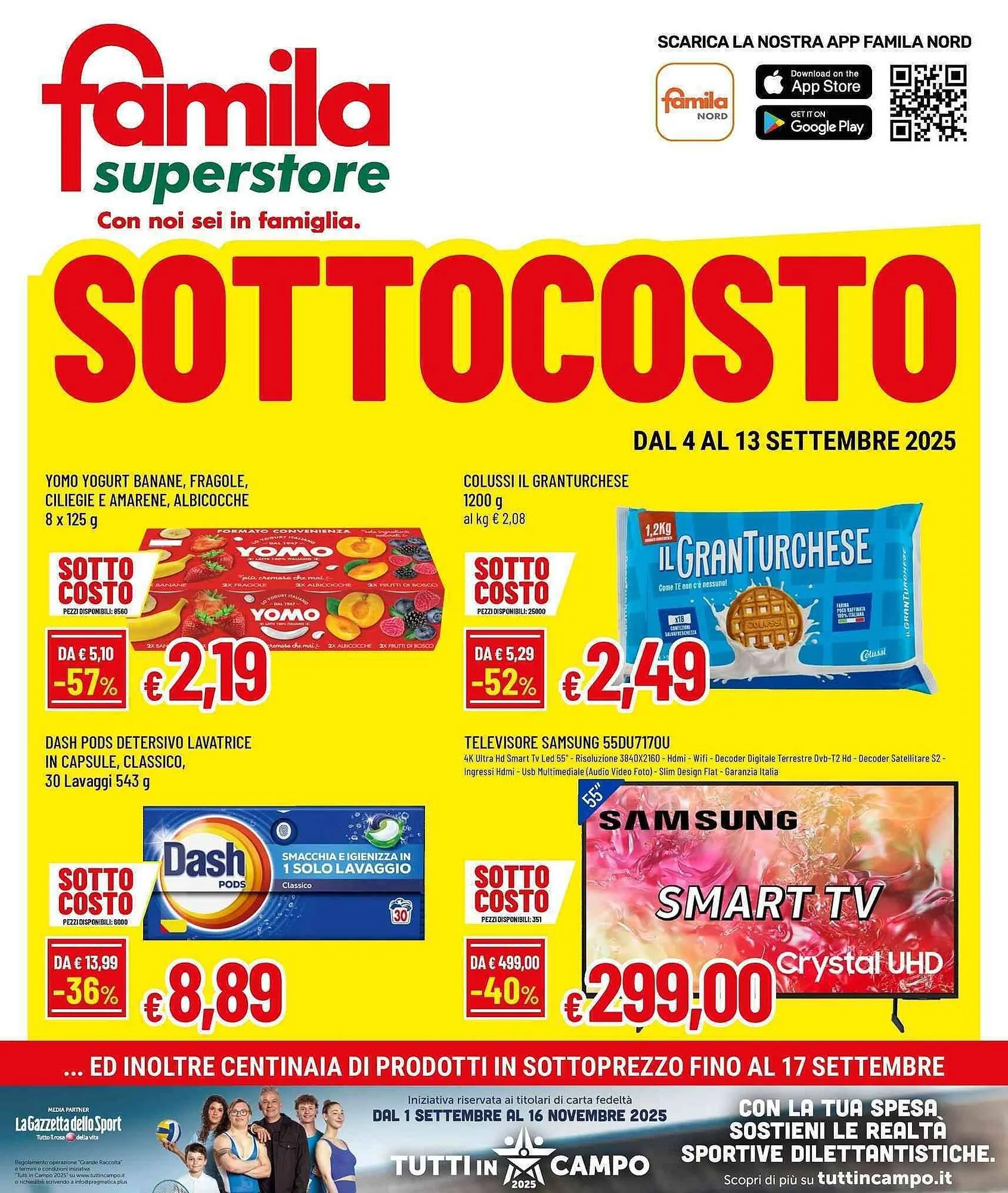 Volantino Famila Superstore da 4 settembre a 17 settembre di 2025 - Pagina del volantino 1