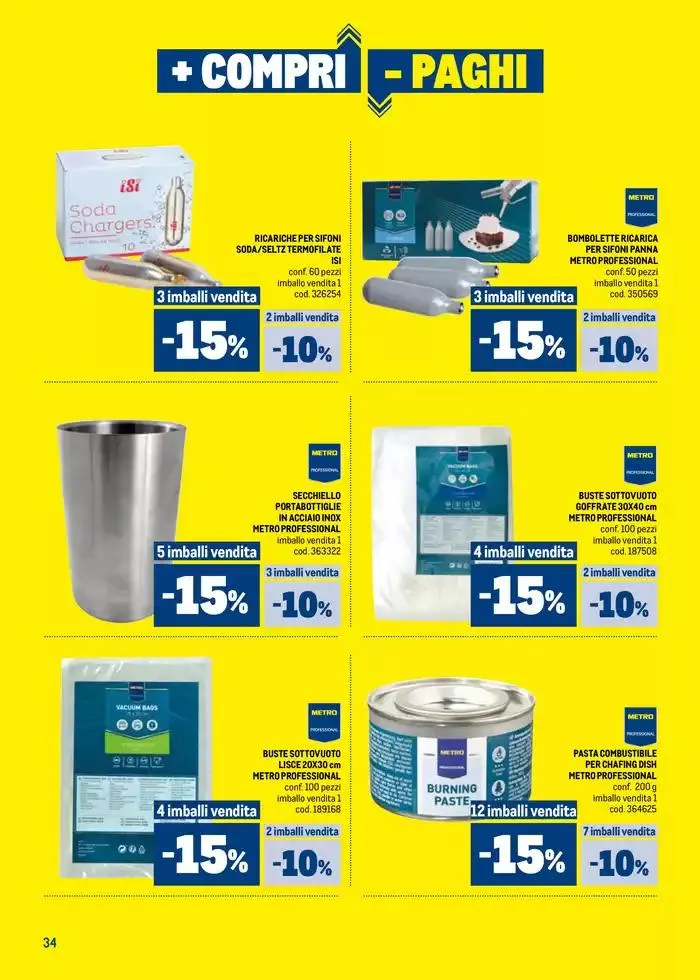 + Compri - Paghi dal 1.05 al 9.07 da 2 maggio a 9 luglio di 2025 - Pagina del volantino 34