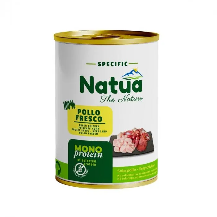 Natua Specific Dog cibo umido per cani Lattina 800g