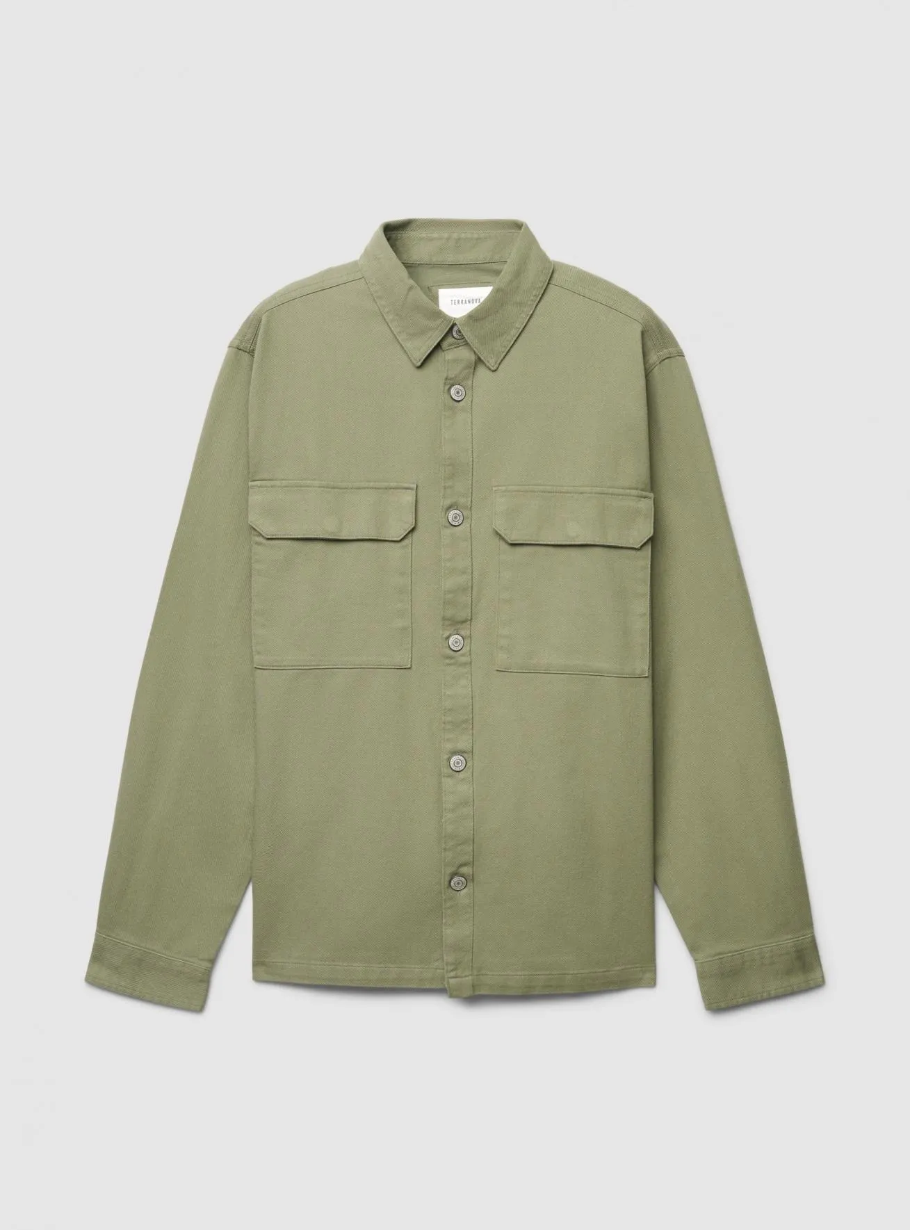 Shacket tasche a patta Salvia