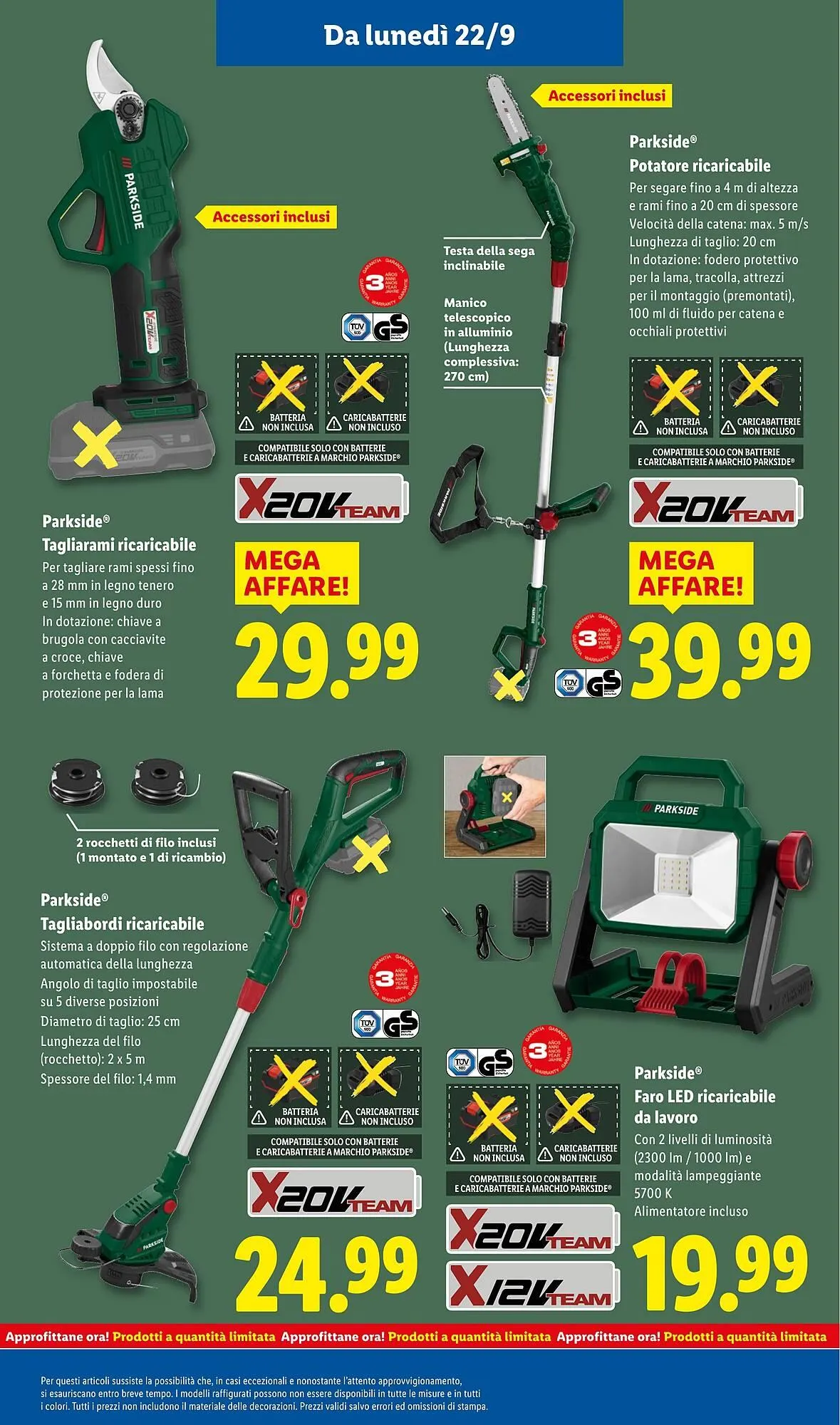 Volantino Lidl da 22 settembre a 28 settembre di 2025 - Pagina del volantino 33