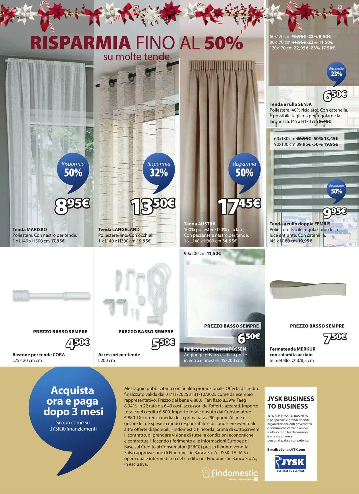 Jysk Volantino attuale da 24 novembre a 31 dicembre di 2025 - Pagina del volantino 24