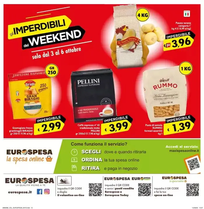 0.98 euro da 26 settembre a 9 ottobre di 2024 - Pagina del volantino 12