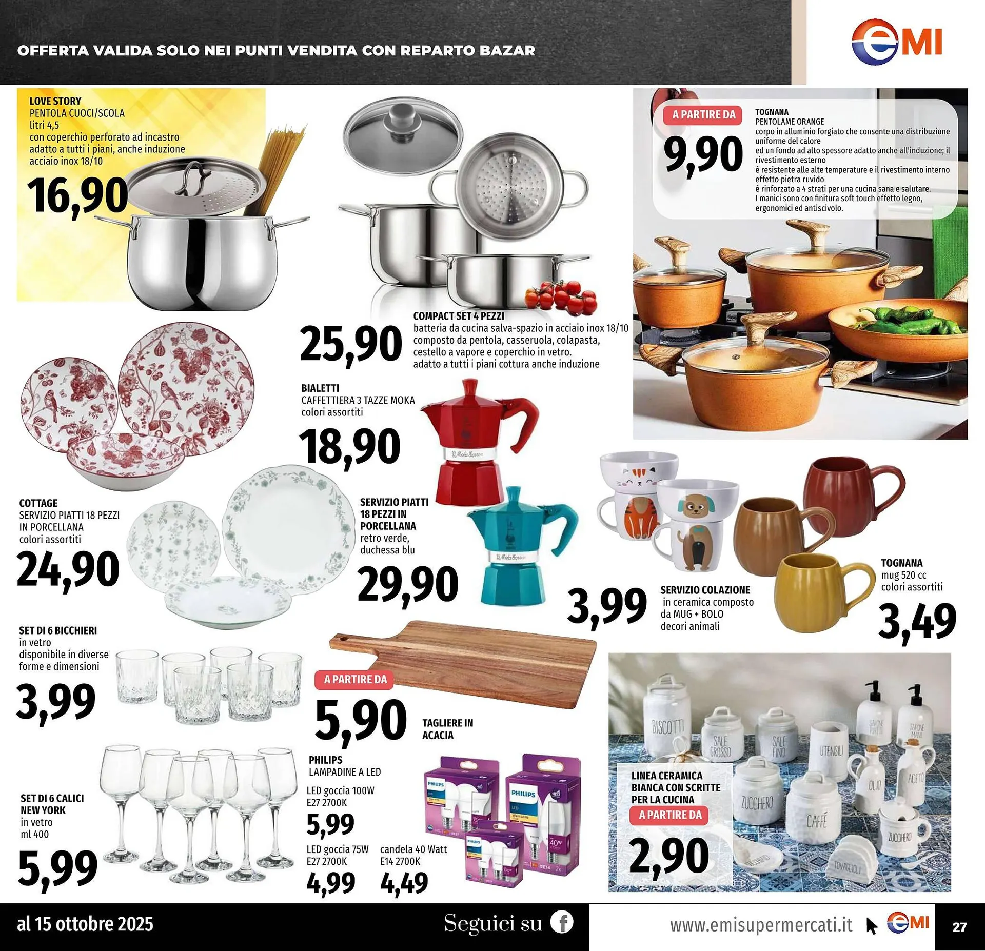 Volantino Emi Supermercati da 2 ottobre a 15 ottobre di 2025 - Pagina del volantino 27