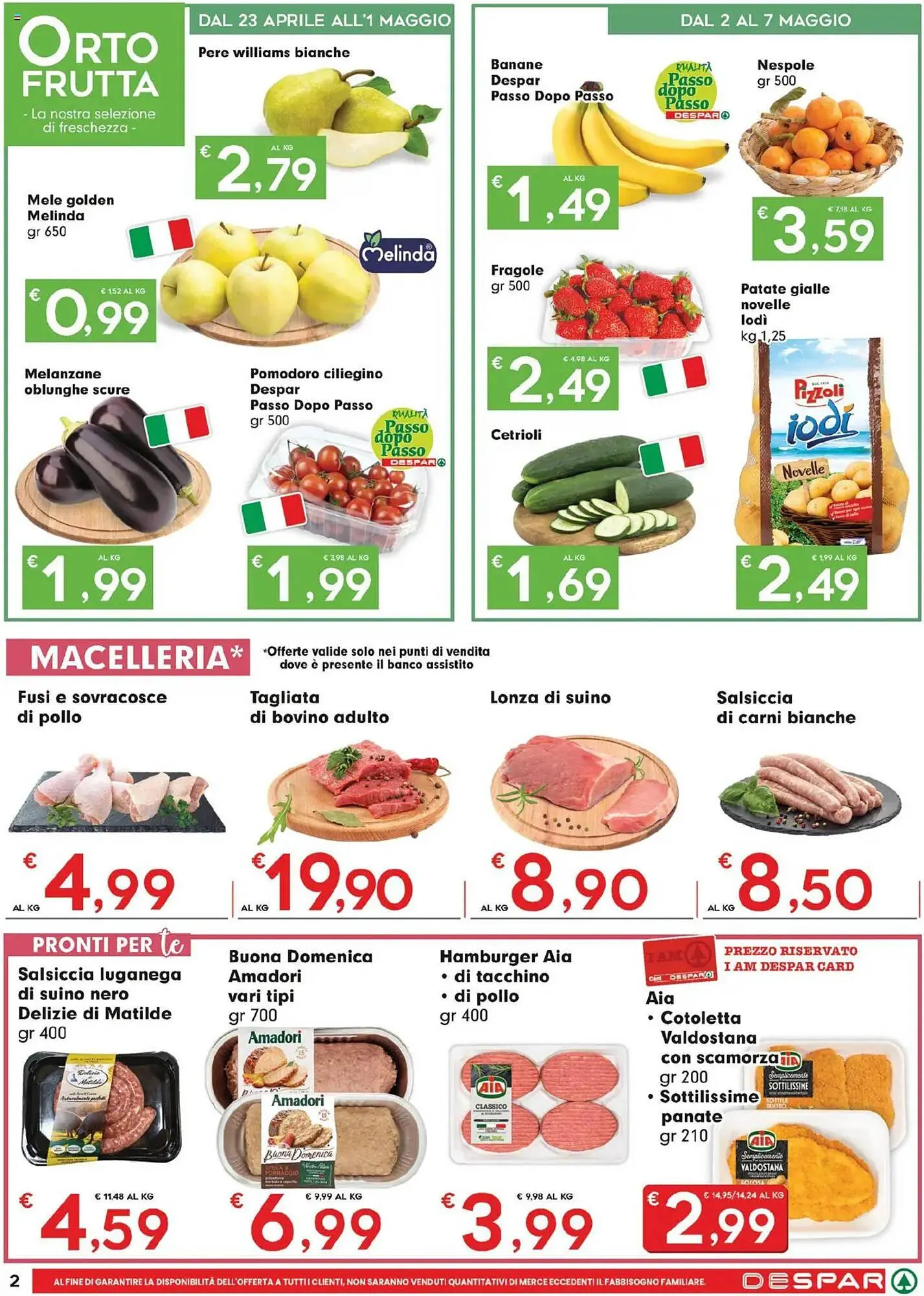 Volantino Despar da 23 aprile a 7 maggio di 2025 - Pagina del volantino 2