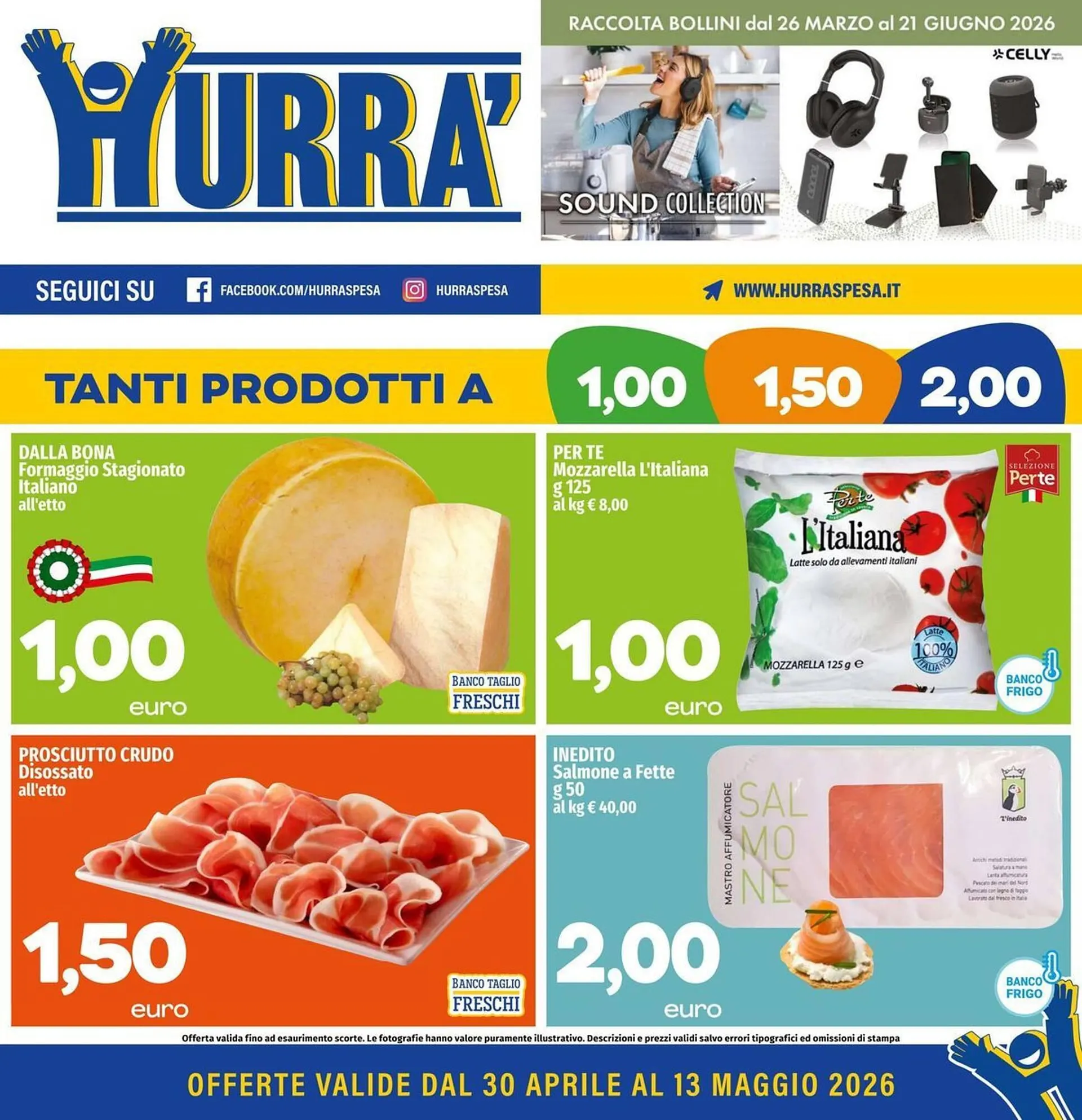Volantino Hurrà da 30 aprile a 13 maggio di 2026 - Pagina del volantino 1