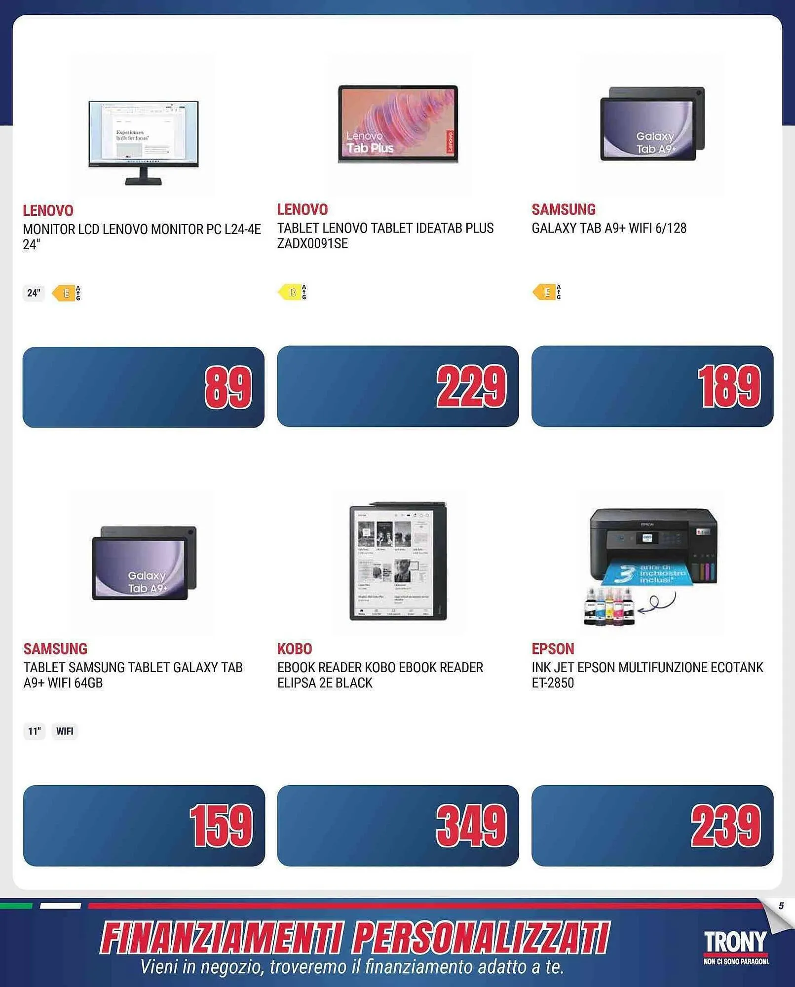 Volantino Trony da 21 agosto a 10 settembre di 2025 - Pagina del volantino 36