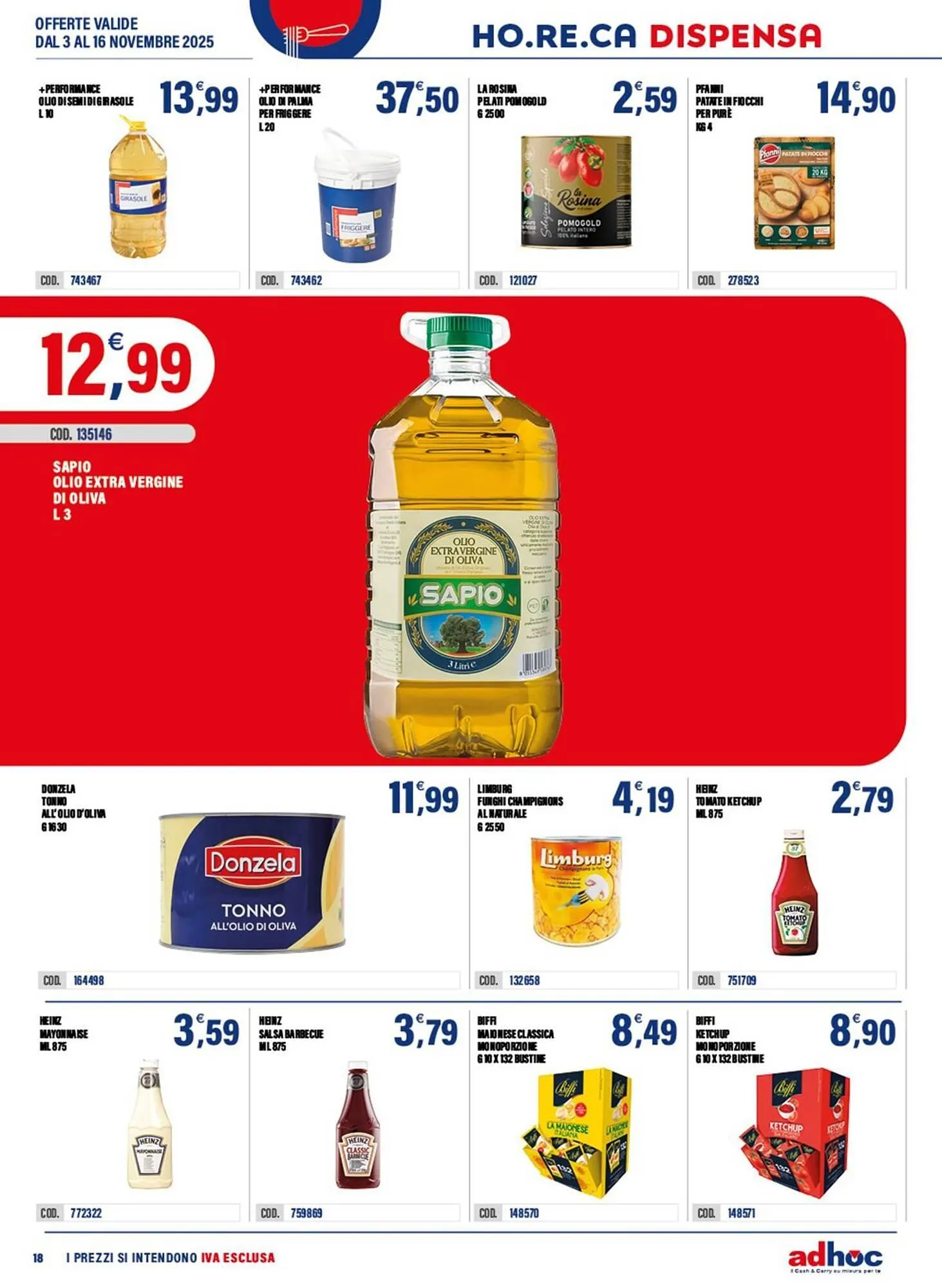 Volantino Adhoc da 3 novembre a 16 novembre di 2025 - Pagina del volantino 18