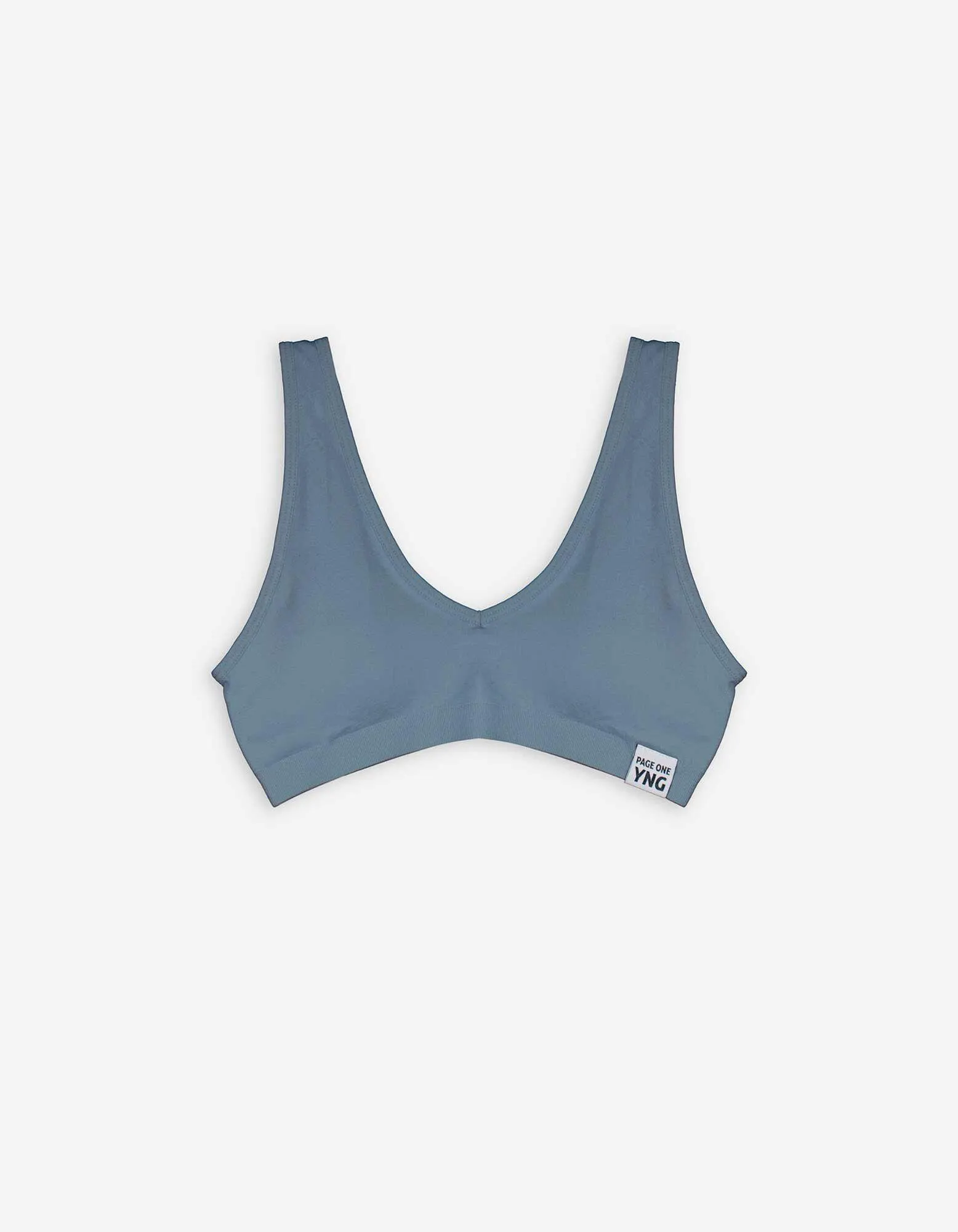 Bralette - Percentuale di tessuto elasticizzato - blu
