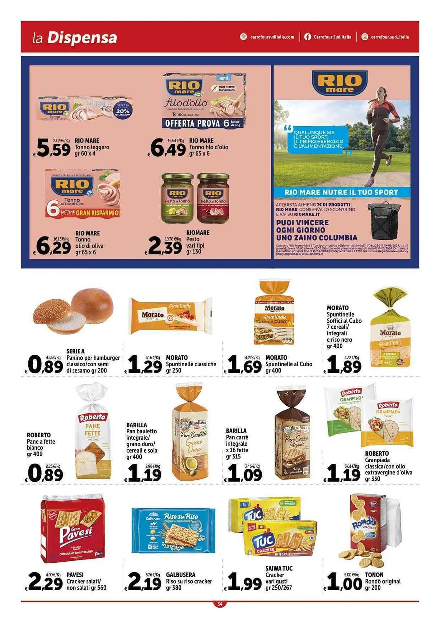 Volantino Carrefour Market da 11 aprile a 20 aprile di 2024 - Pagina del volantino 34