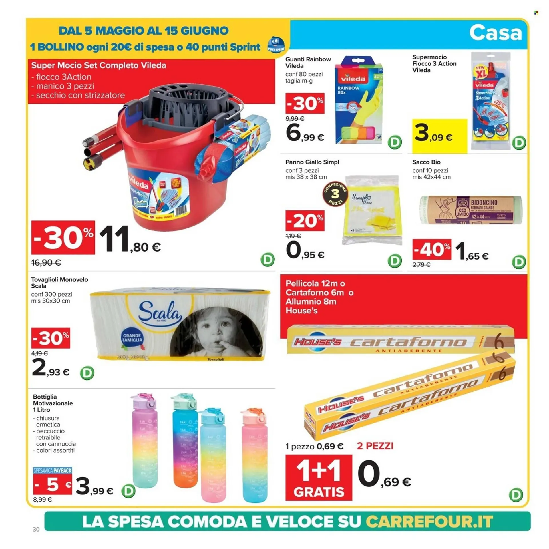 Volantino Carrefour Iper da 16 maggio a 28 maggio di 2025 - Pagina del volantino 30