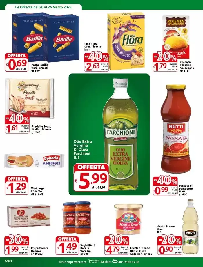 Sconti fino al 40% da 20 marzo a 26 marzo di 2025 - Pagina del volantino 8