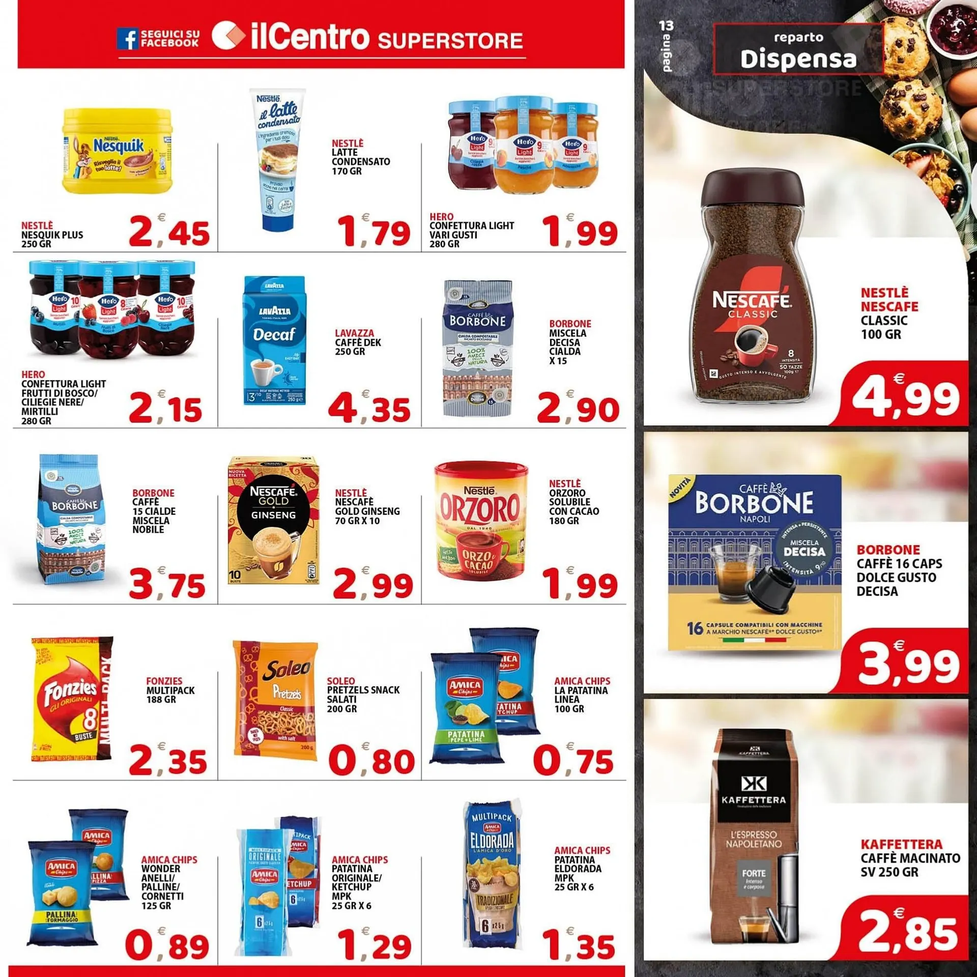 Volantino Il Centro Superstore da 13 maggio a 26 maggio di 2026 - Pagina del volantino 13