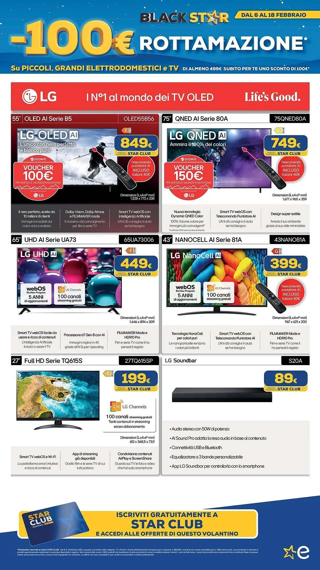 Volantino Euronics da 9 febbraio a 18 febbraio di 2026 - Pagina del volantino 6