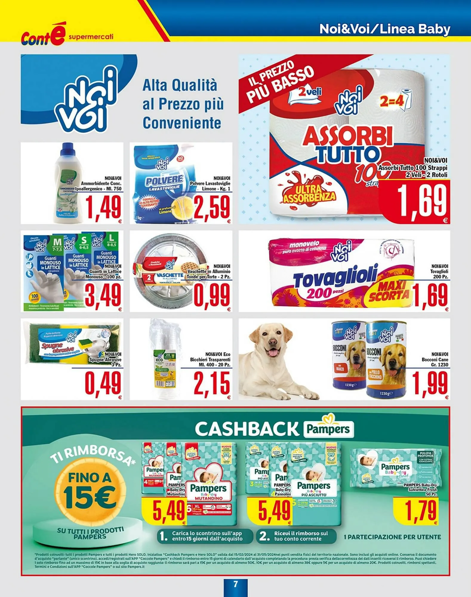 Volantino Conté Supermercati da 2 aprile a 10 aprile di 2024 - Pagina del volantino 7