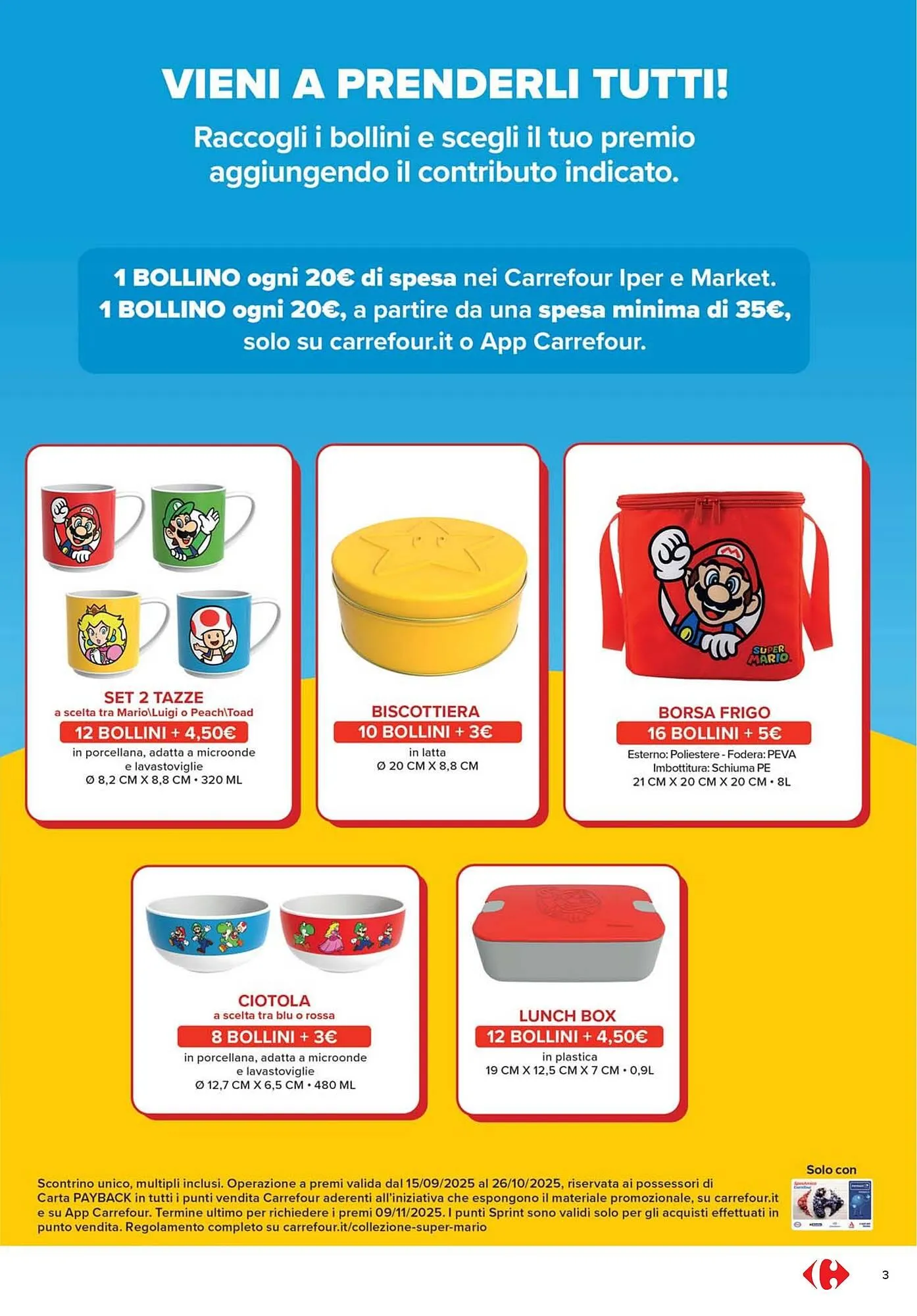 Volantino Carrefour Market da 26 settembre a 9 ottobre di 2025 - Pagina del volantino 3