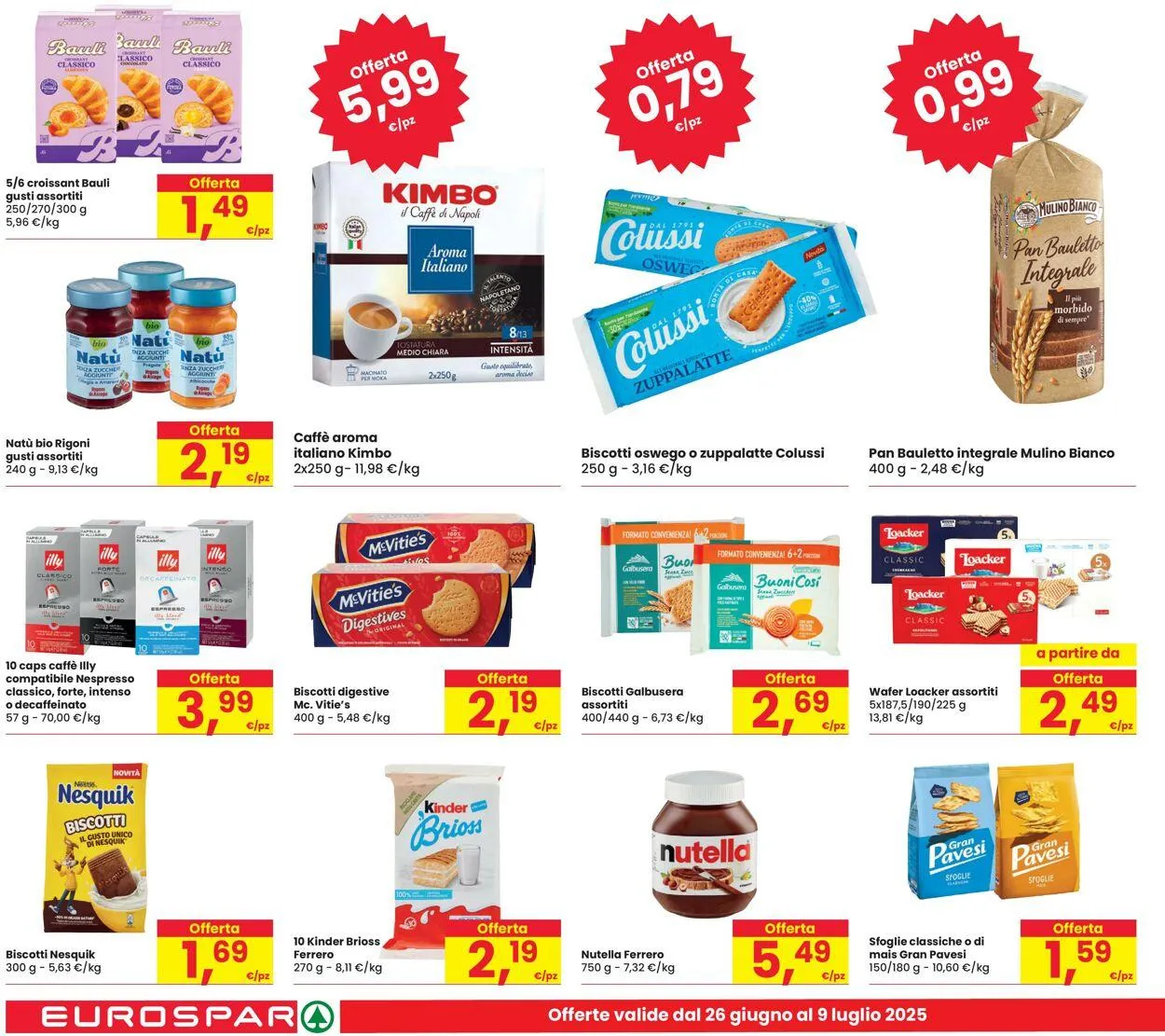 Eurospar Volantino attuale da 26 giugno a 9 luglio di 2025 - Pagina del volantino 16