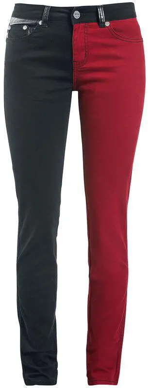 | Pantaloni | nero/rosso | Black Premium by EMP