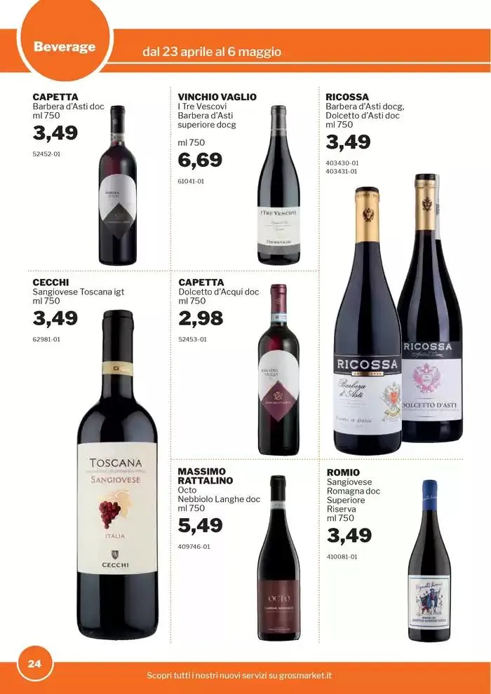 Volantino Food&Beverage da 23 aprile a 6 maggio di 2025 - Pagina del volantino 24