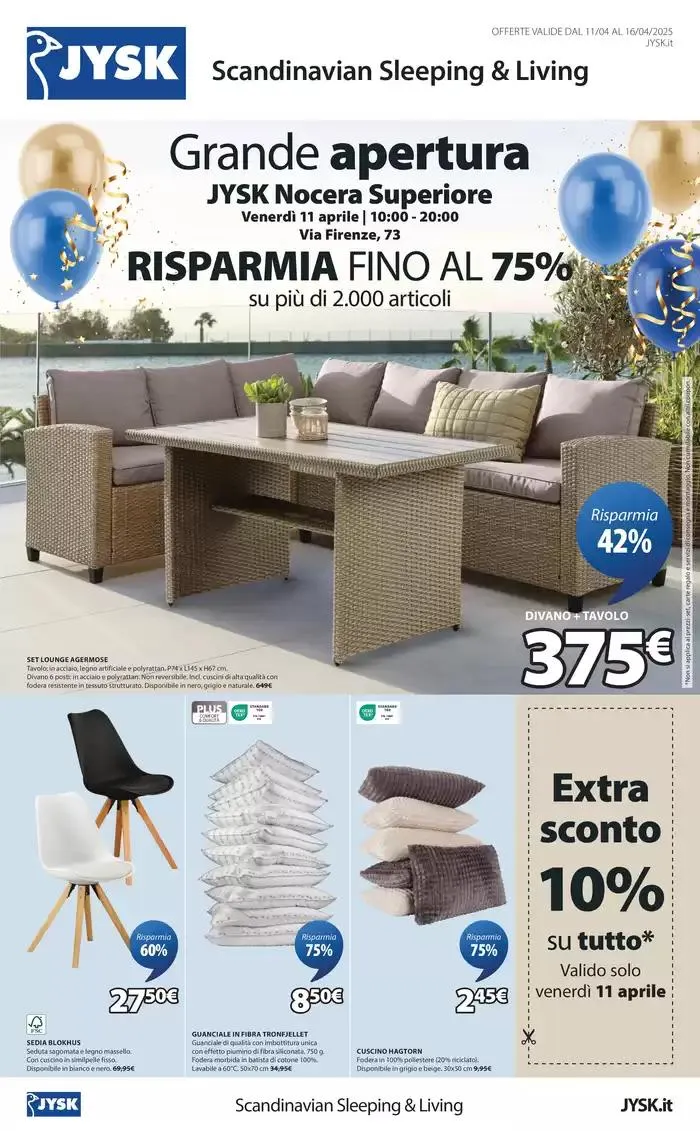 Grande apertura Nocera Superiore da 11 aprile a 16 aprile di 2025 - Pagina del volantino 1