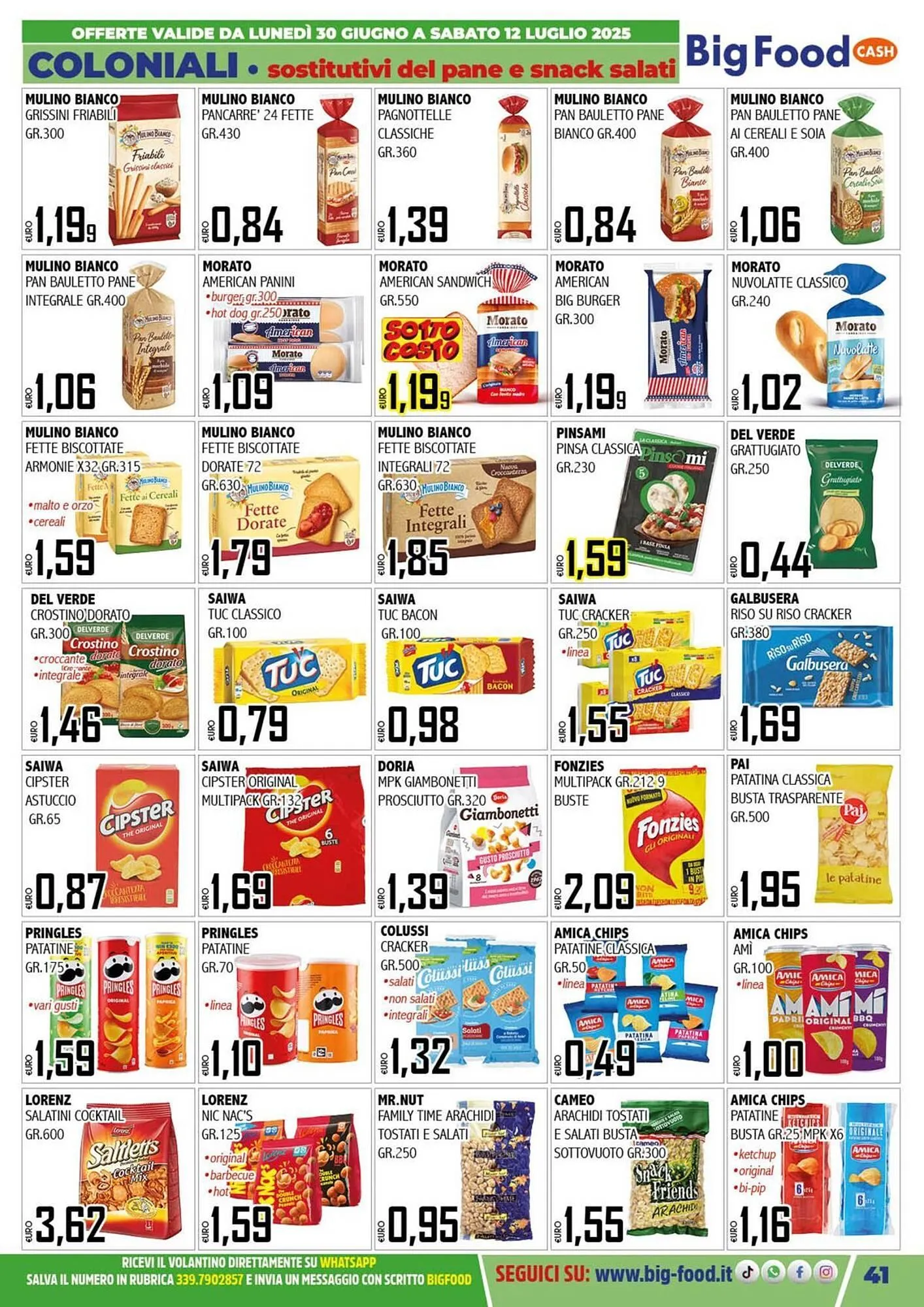 Volantino Big Food da 30 giugno a 12 luglio di 2025 - Pagina del volantino 41