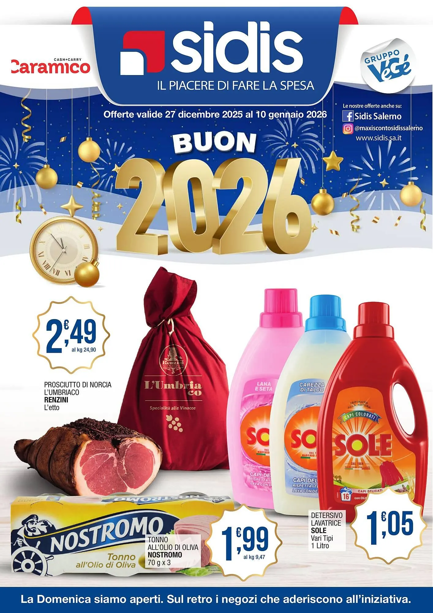 Volantino Maxi Sidis da 27 dicembre a 10 gennaio di 2026 - Pagina del volantino 1