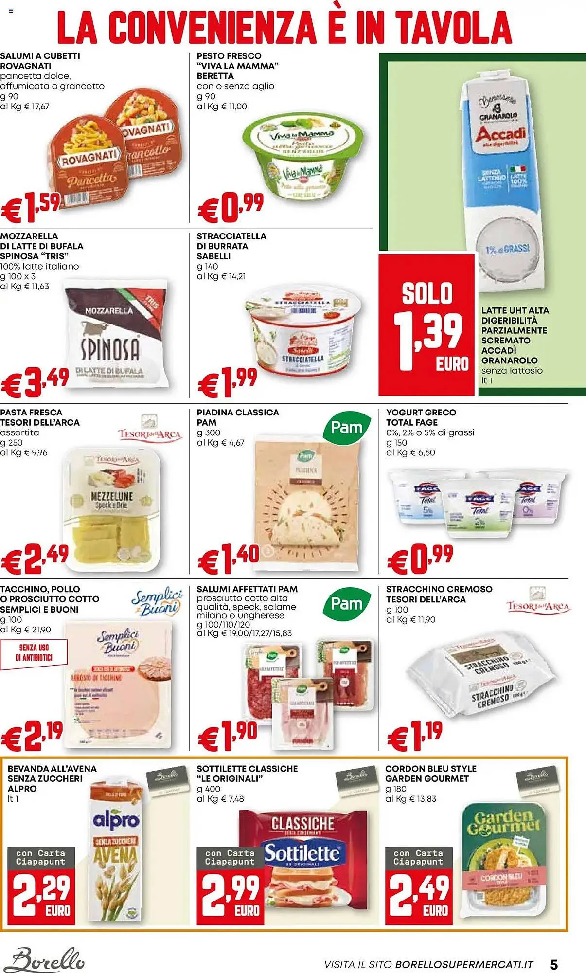 Volantino Borello Supermercati da 10 luglio a 23 luglio di 2025 - Pagina del volantino 5