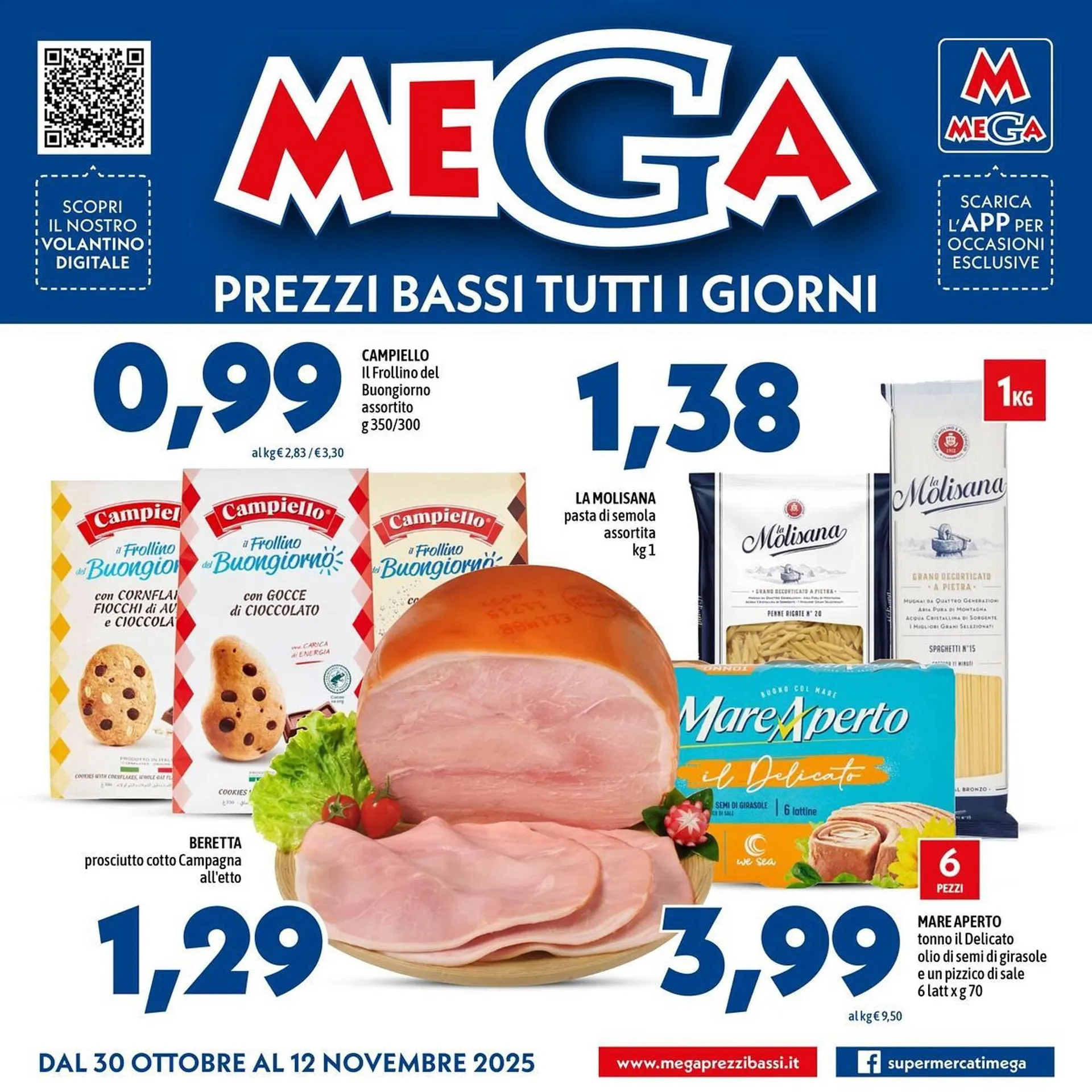 Volantino MEGA da 30 ottobre a 12 novembre di 2025 - Pagina del volantino 1