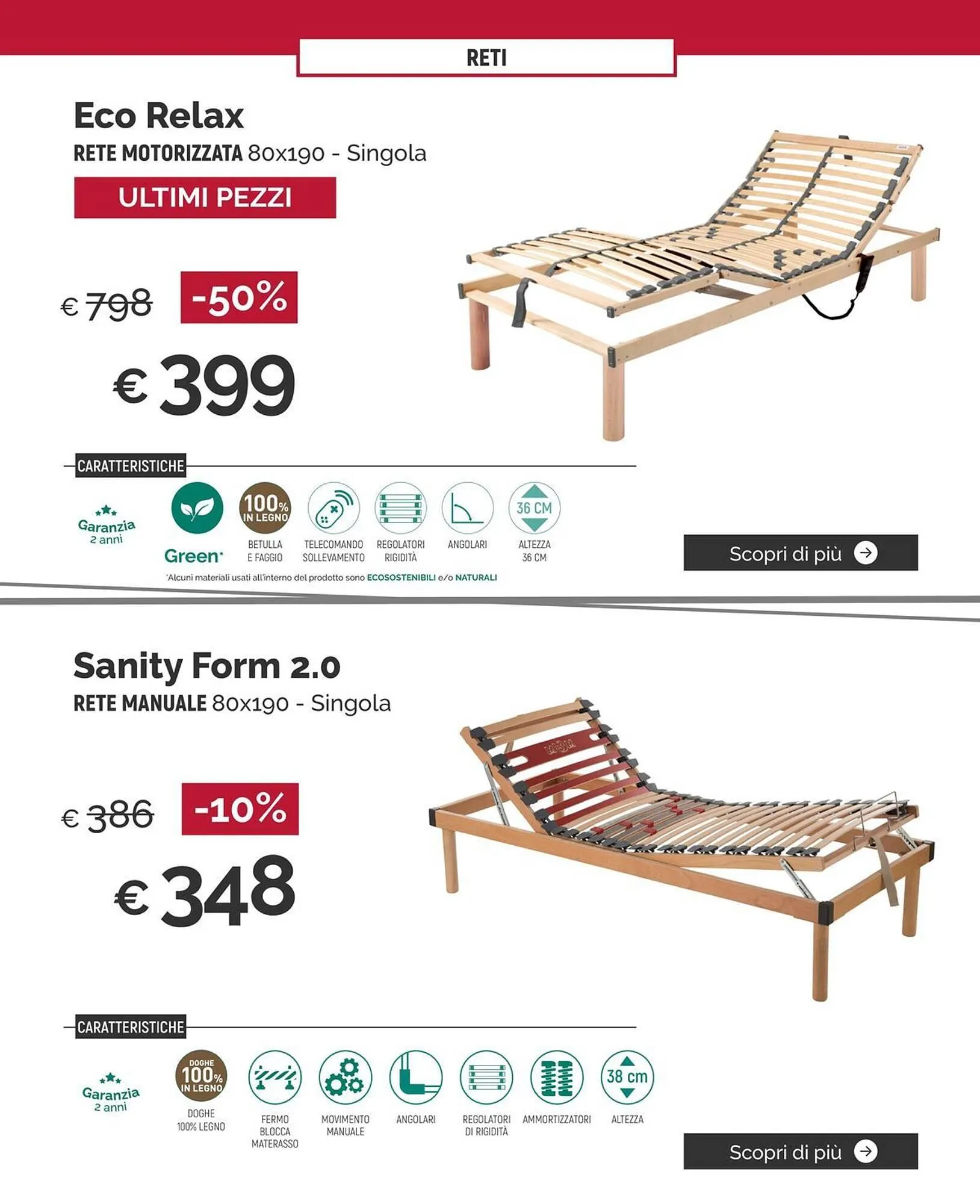 Volantino Materassi e Materassi da 6 marzo a 31 marzo di 2025 - Pagina del volantino 31