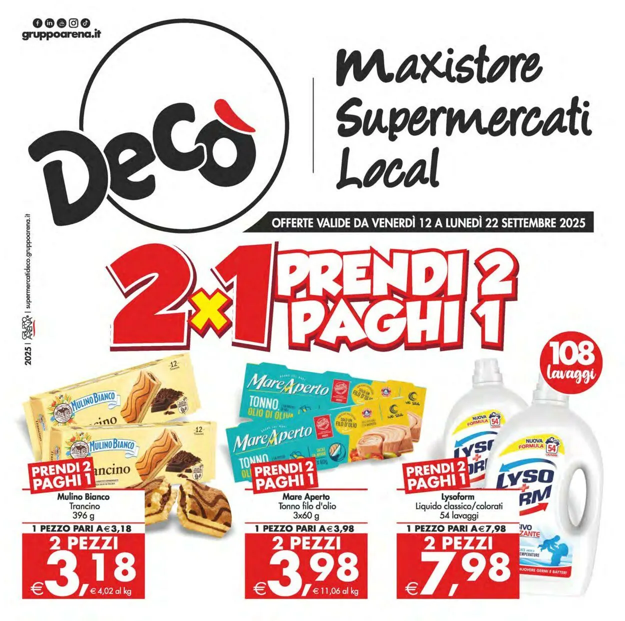 Deco Volantino attuale da 12 settembre a 22 settembre di 2025 - Pagina del volantino 1