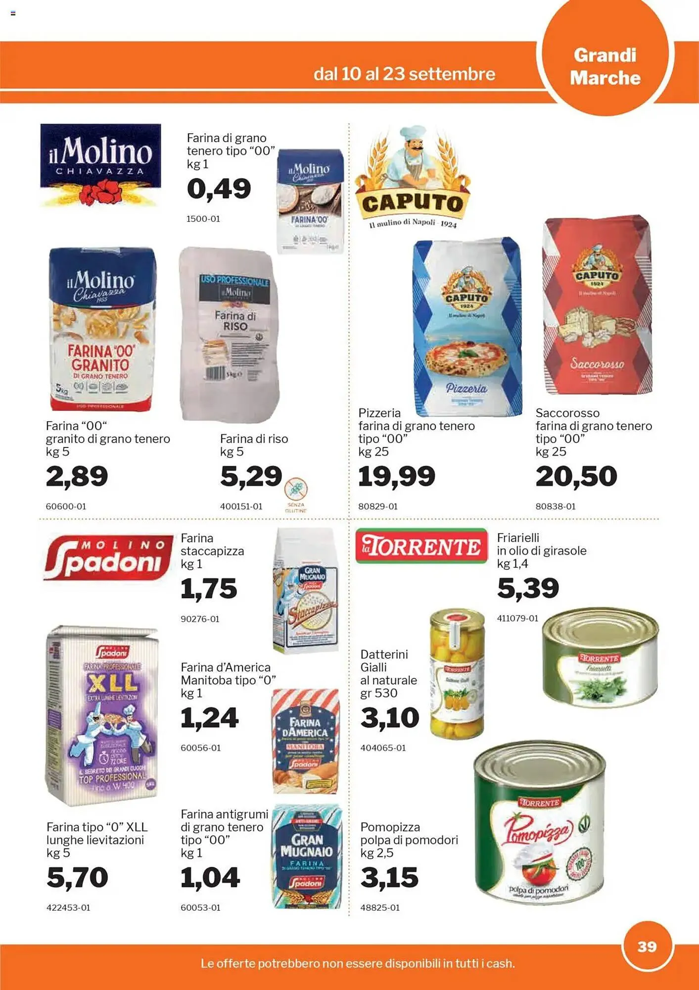 Volantino GrosMarket da 10 settembre a 23 settembre di 2025 - Pagina del volantino 39