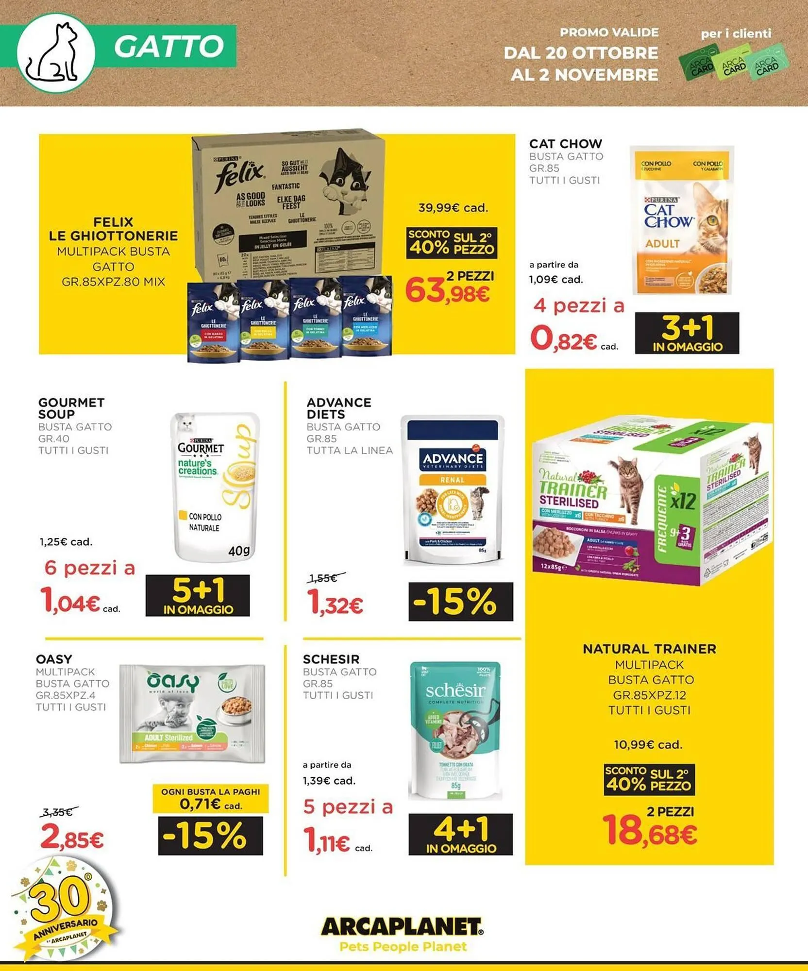 Volantino Arcaplanet da 20 ottobre a 2 novembre di 2025 - Pagina del volantino 10