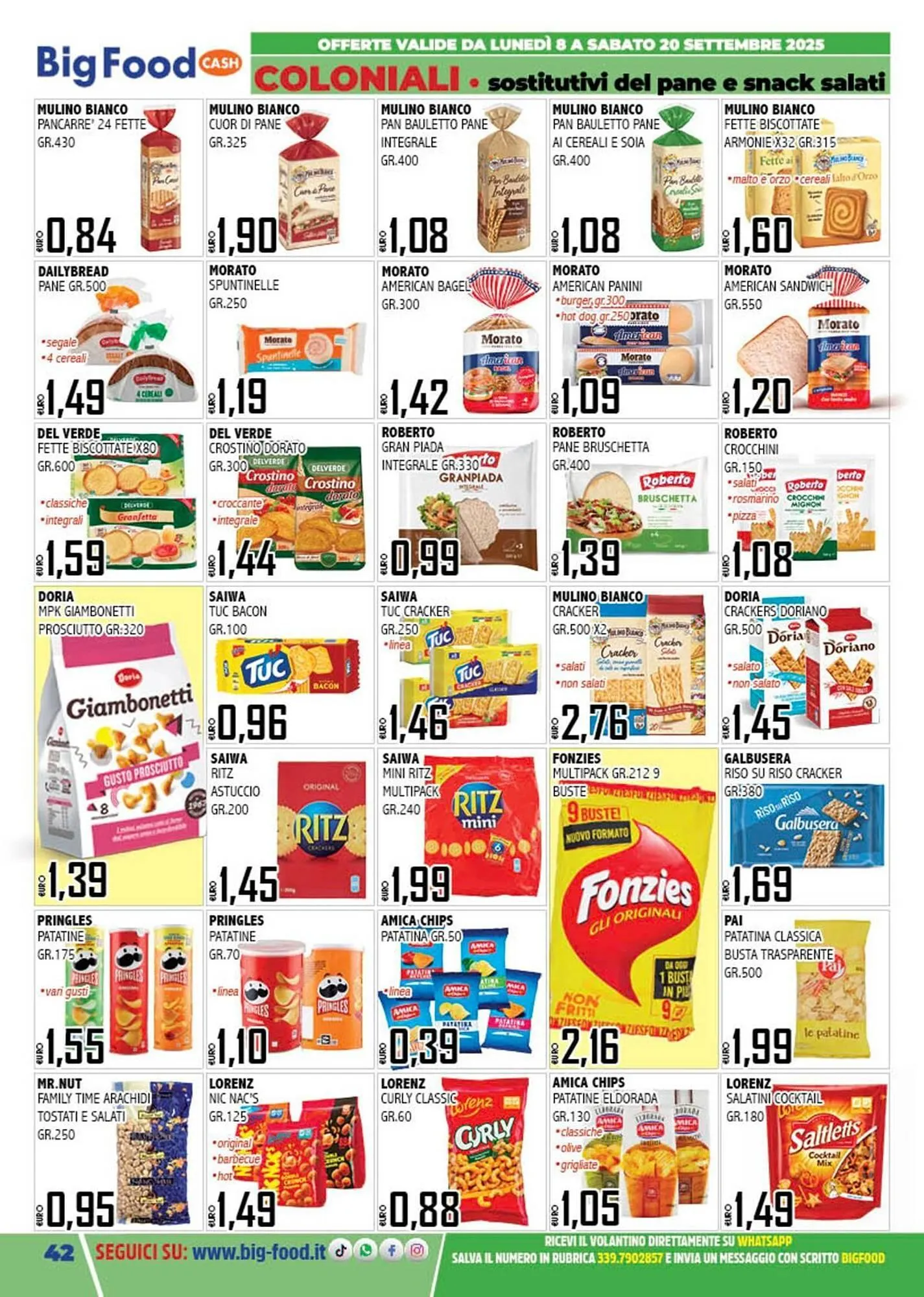 Volantino Big Food da 8 settembre a 20 settembre di 2025 - Pagina del volantino 42
