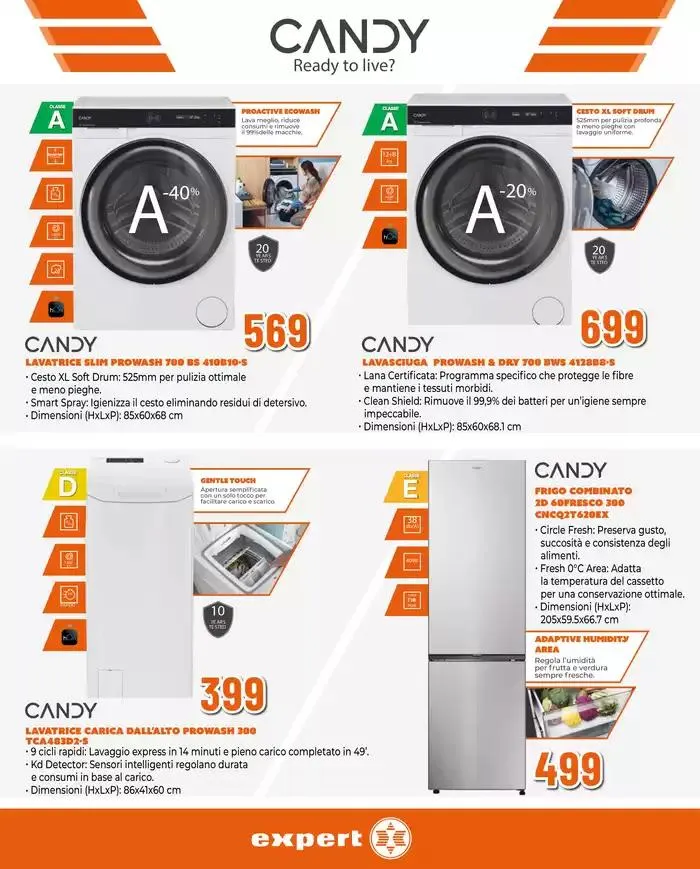 Speciale Grandi Elettrodomestici da Expert! da 27 marzo a 10 aprile di 2025 - Pagina del volantino 13