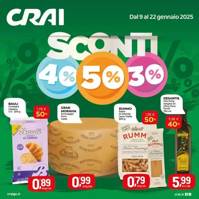 Sconti 30-40-50 % da 9 gennaio a 22 gennaio di 2025 - Pagina del volantino 1
