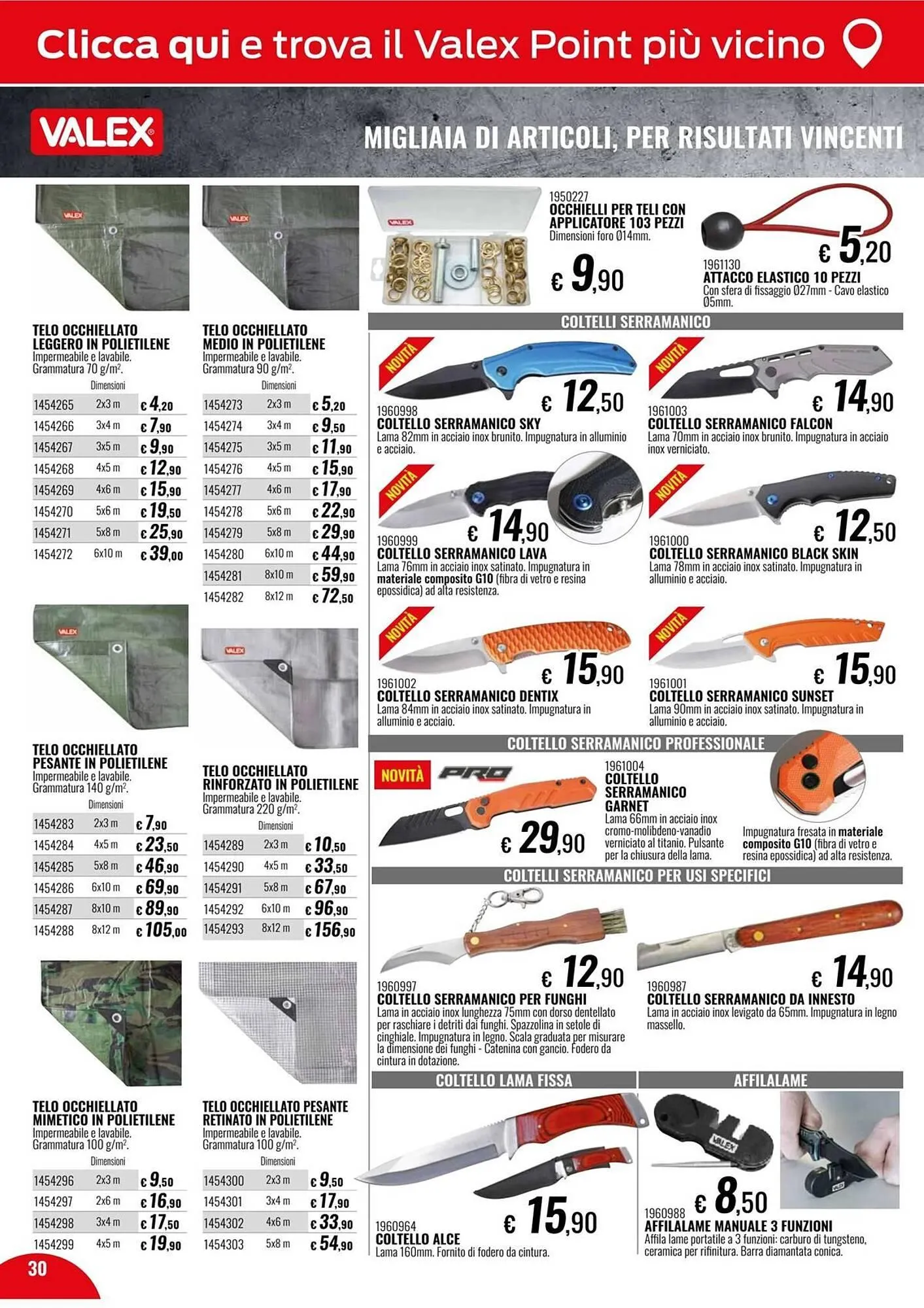 Volantino Valex da 13 gennaio a 22 marzo di 2026 - Pagina del volantino 30