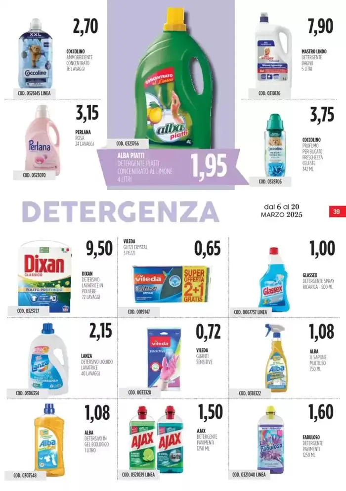 Offerte da 6 marzo a 20 marzo di 2025 - Pagina del volantino 39