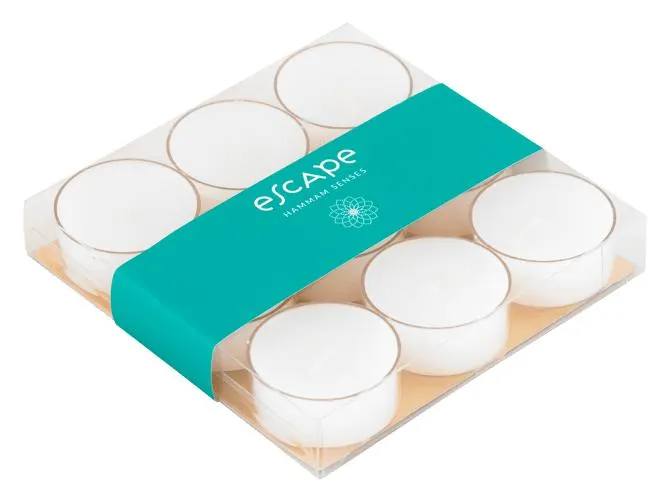 ESCAPE SENSES Lumini profumati set di 9 turchese